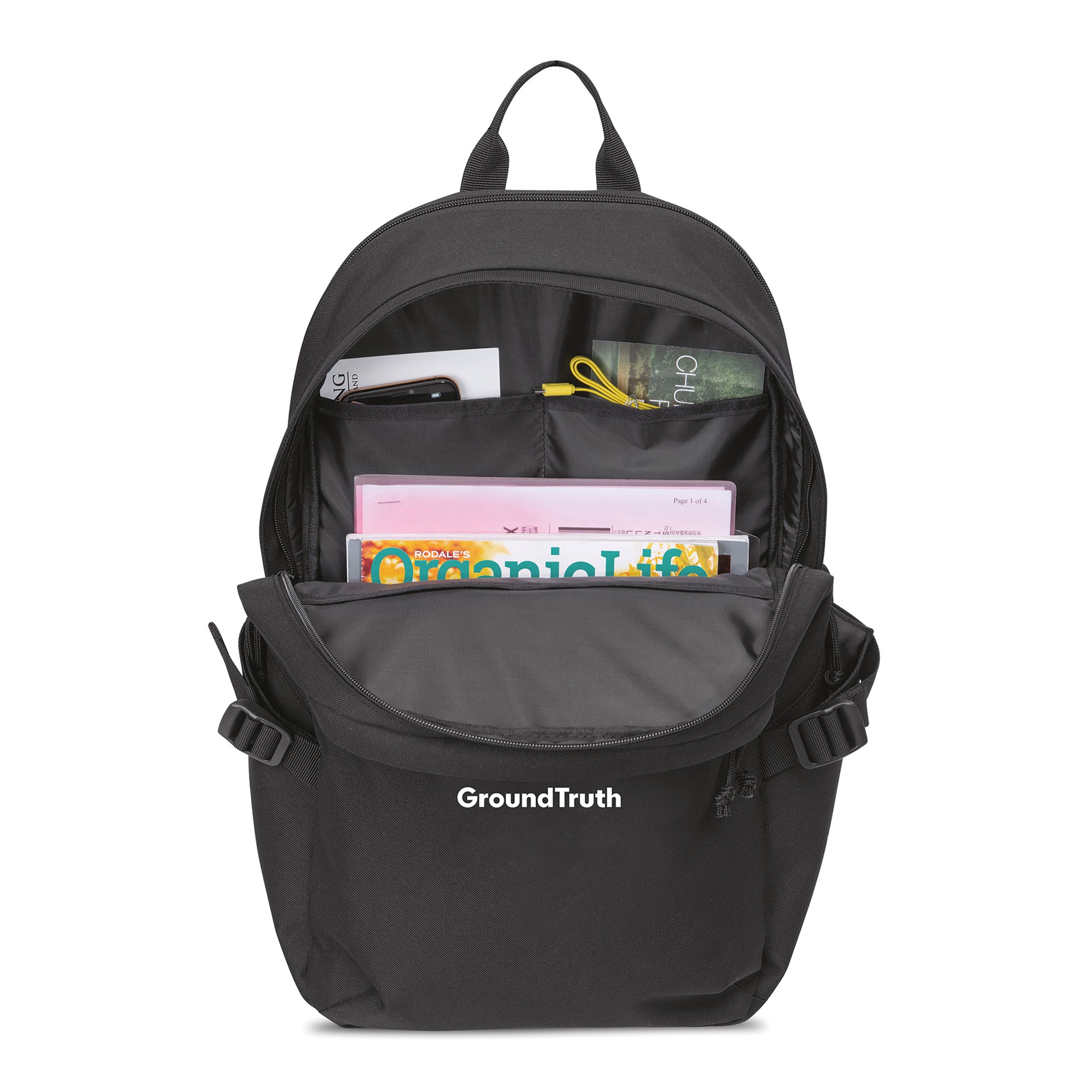 Picture of Renew Recycled rPET Computer Backpack - AWARE - Black
