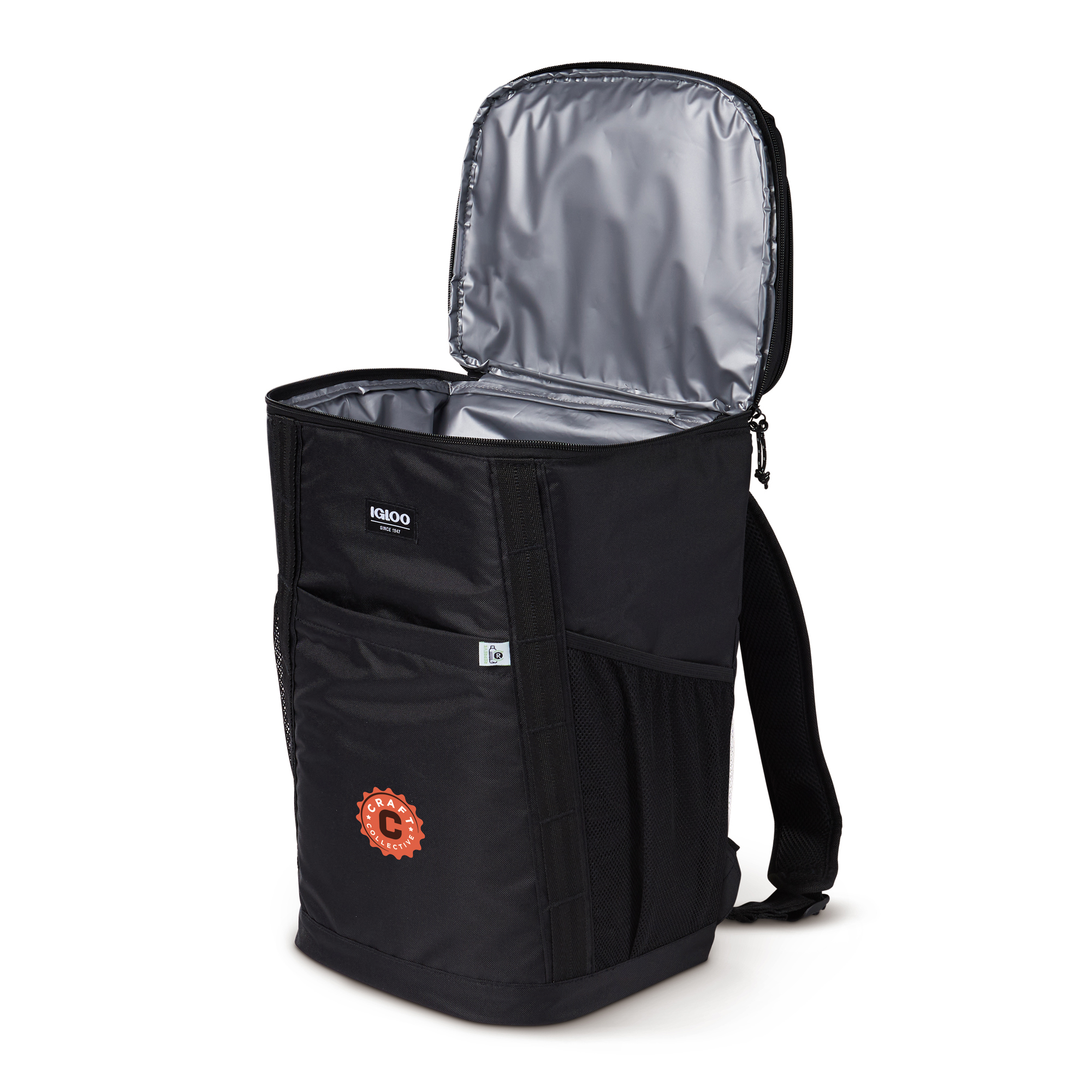 Picture of Igloo REPREVE 36 Can Backpack Cooler - Black