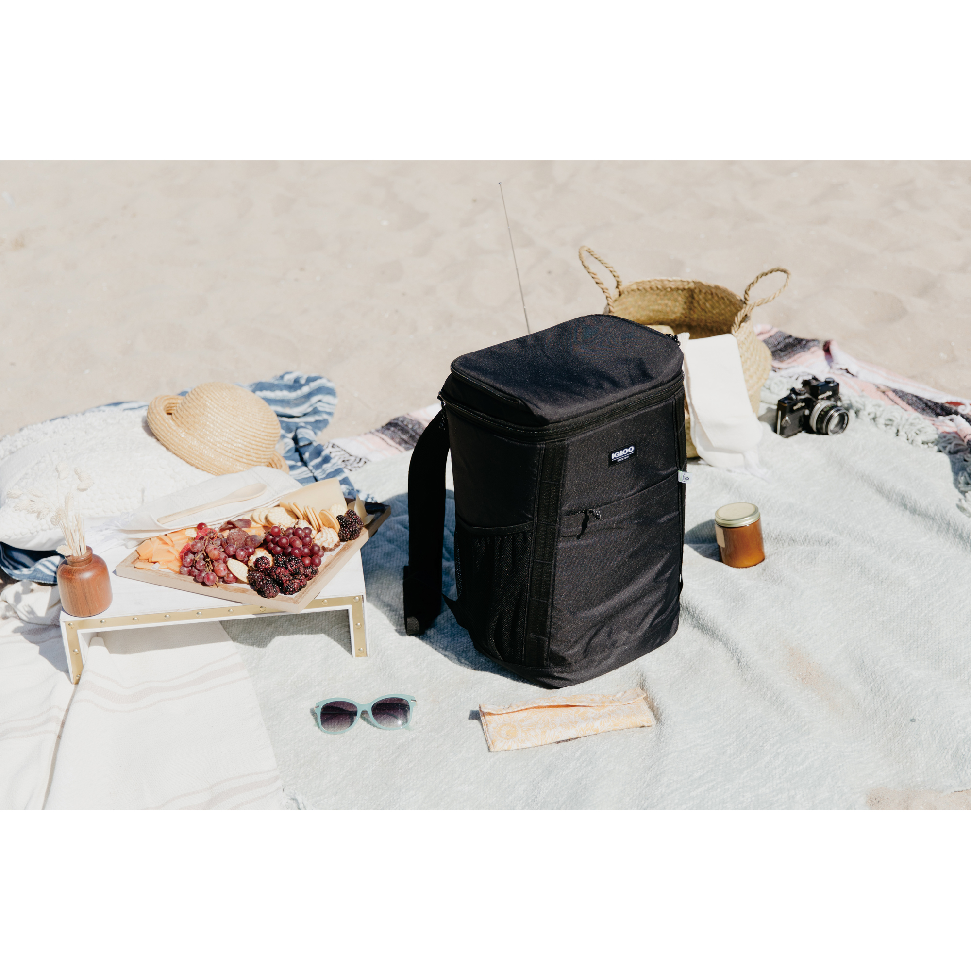 Picture of Igloo REPREVE 36 Can Backpack Cooler - Black