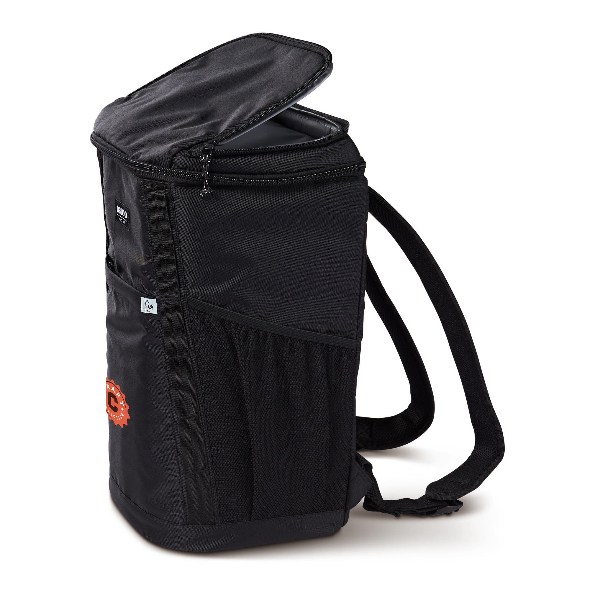 Picture of Igloo REPREVE 36 Can Backpack Cooler - Black