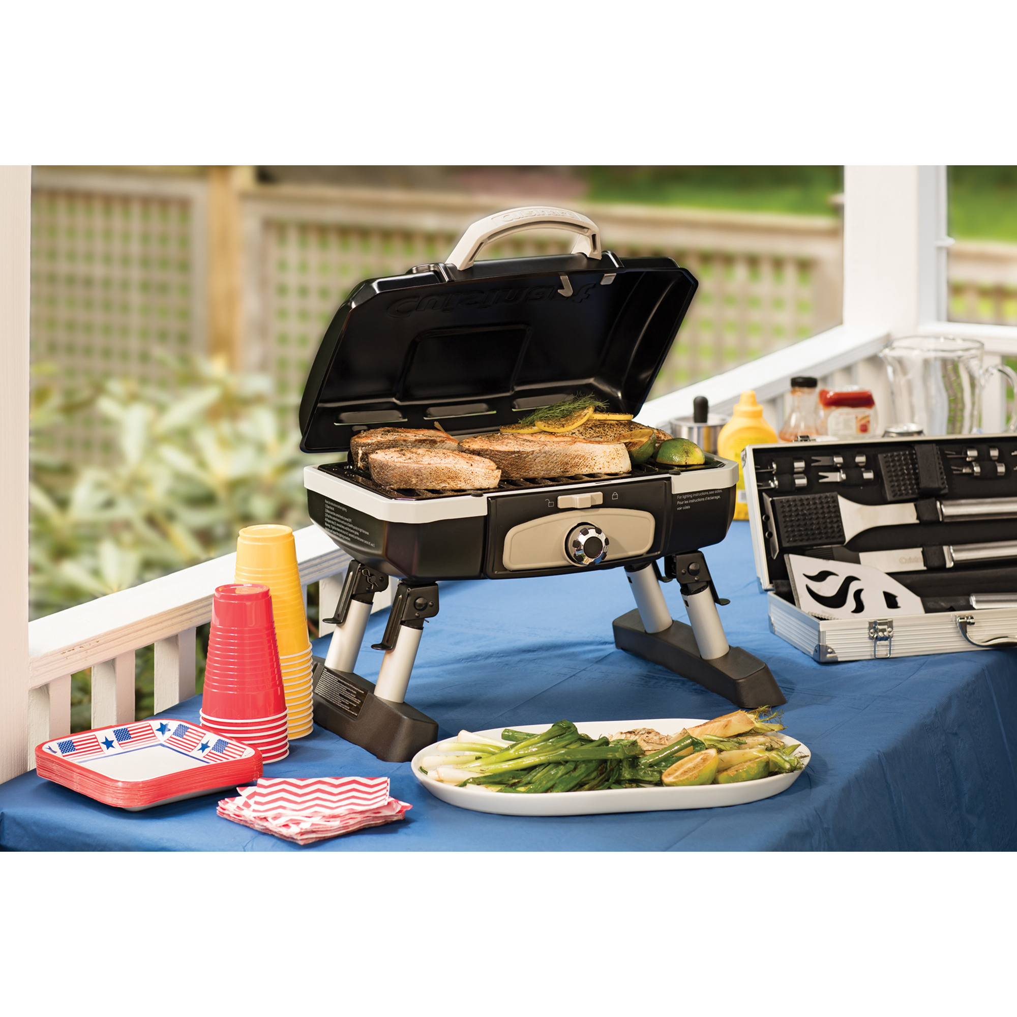 Picture of Cuisinart Outdoors Petite Gourmet Portable Gas Grill - Black