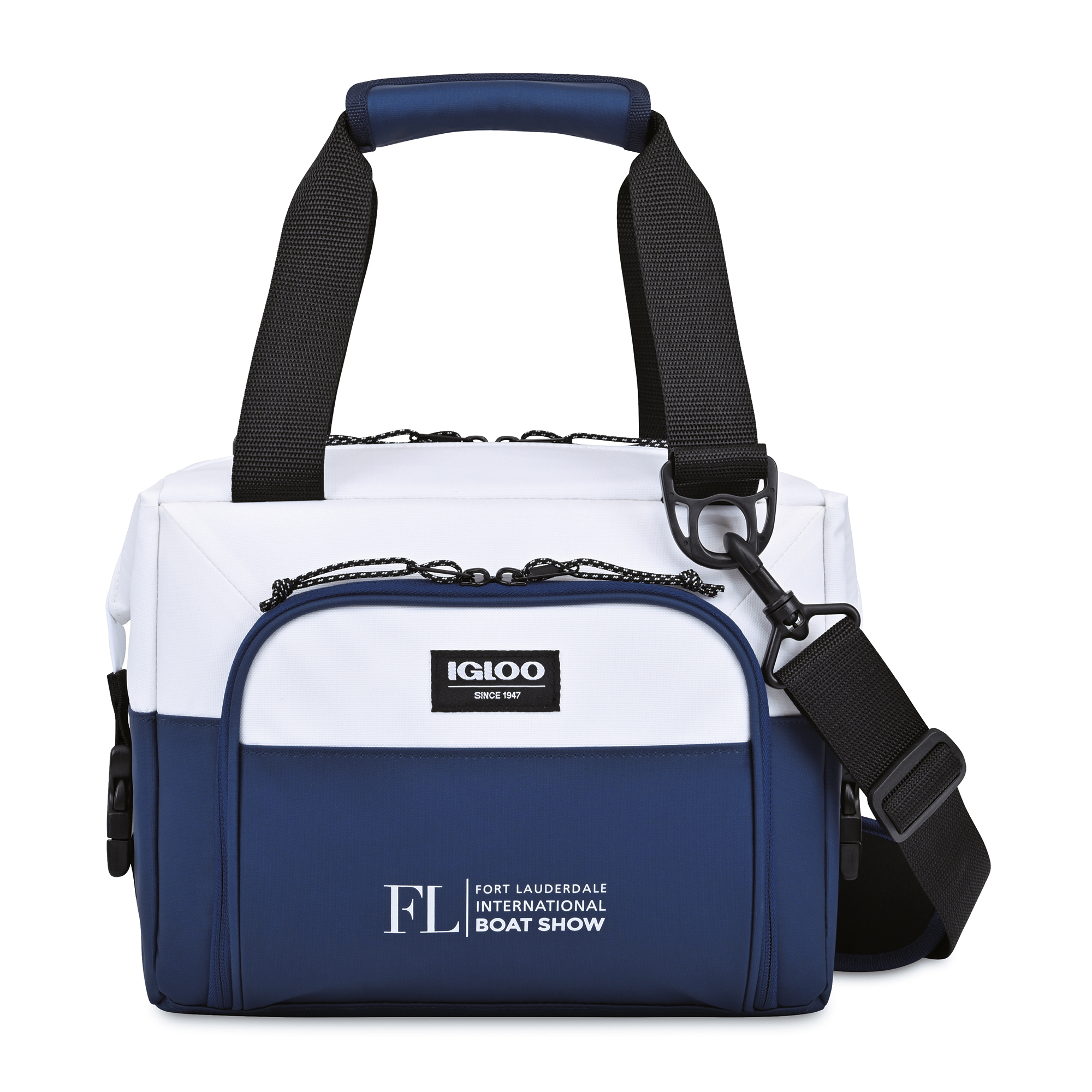 Picture of Igloo Seadrift Snap Down 12 Can Cooler - Navy-White