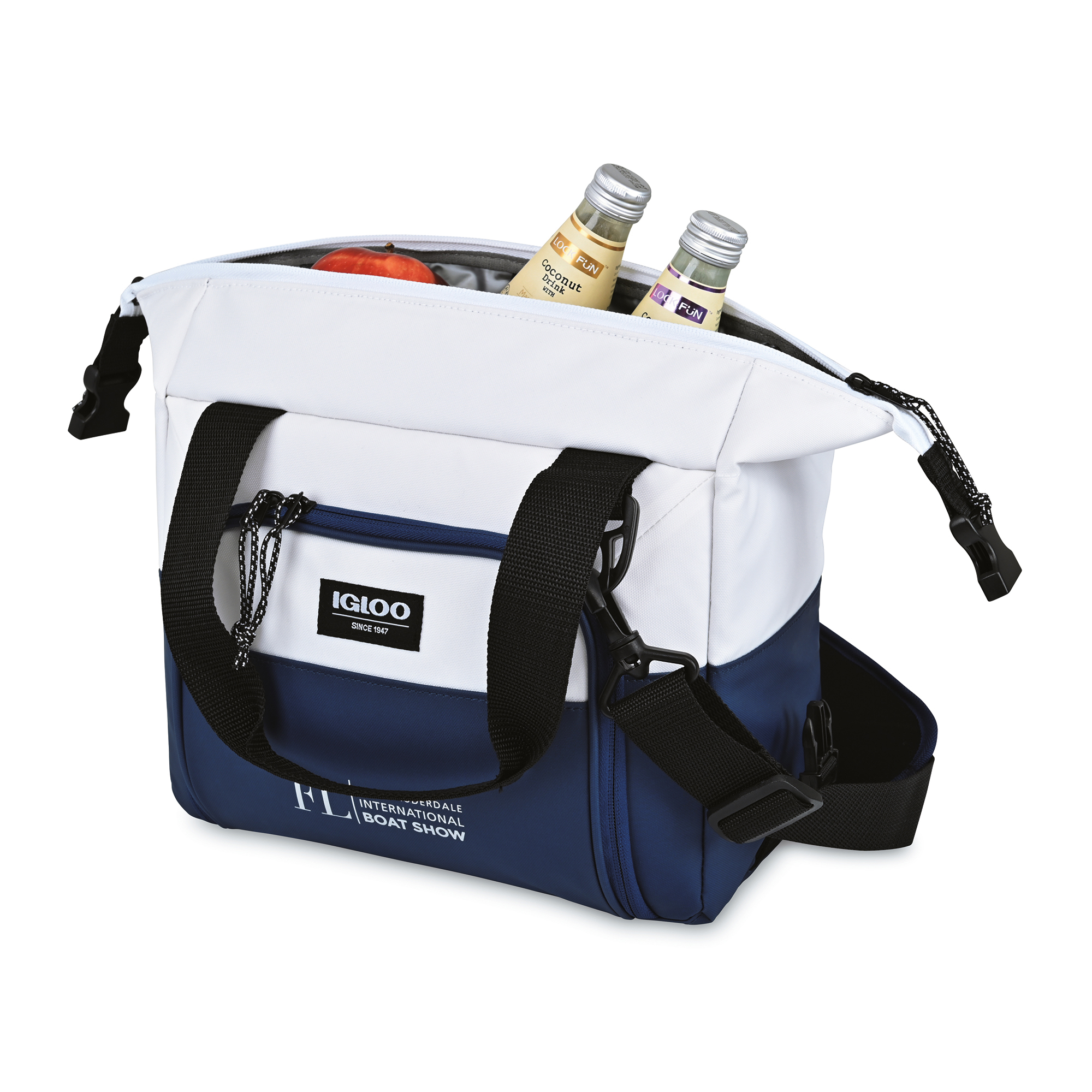 Picture of Igloo Seadrift Snap Down 12 Can Cooler - Navy-White