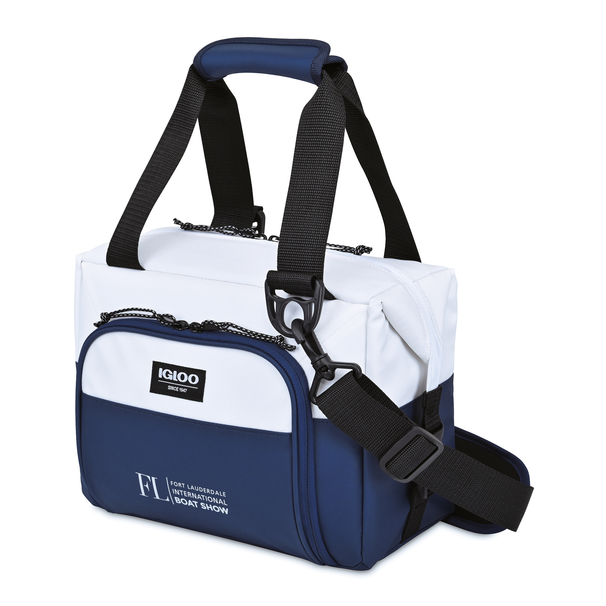 Picture of Igloo Seadrift Snap Down 12 Can Cooler - Navy-White