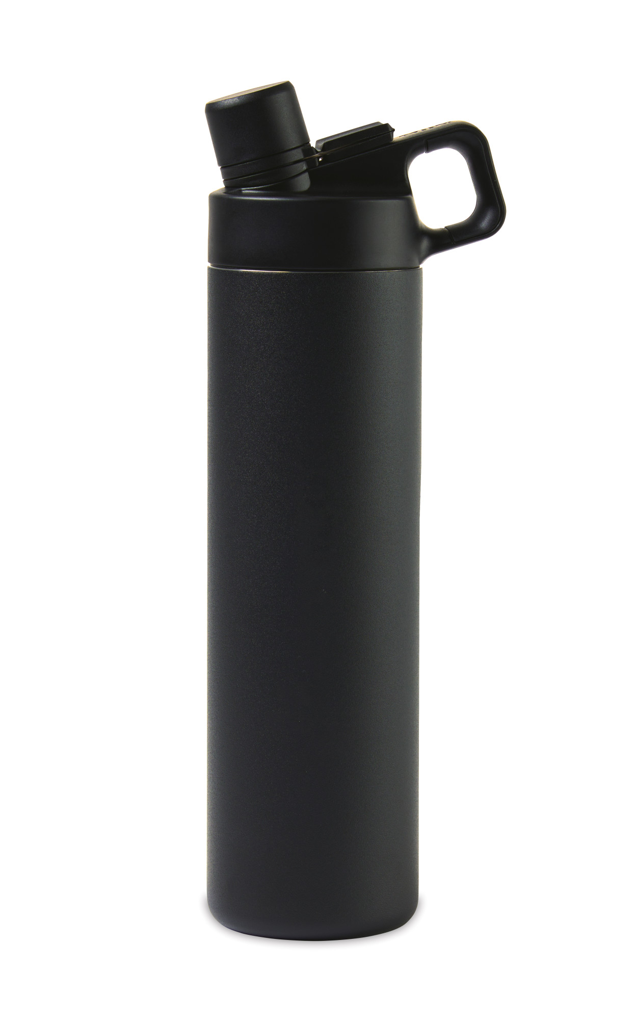Picture of MiiR Vacuum Insulated Wide Mouth Hatchback Chug Lid Bottle - 20 Oz. - Black Powder