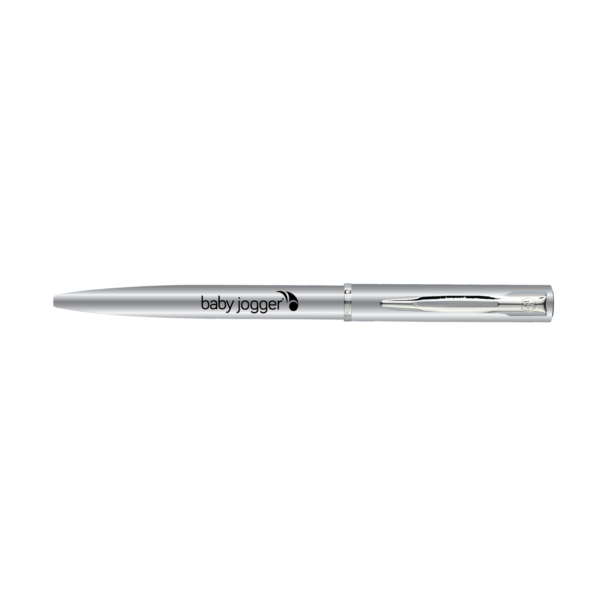 Picture of Waterman Allure Ballpoint - Blue Ink - Chrome - Silver Trim
