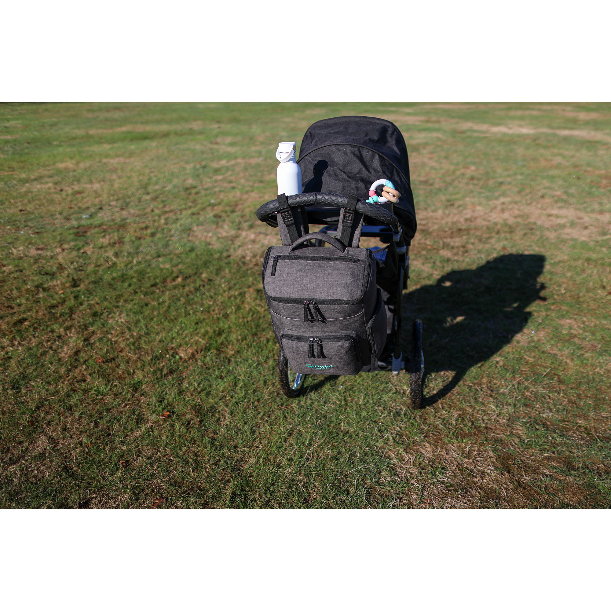 Picture of Reagan Recycled rPET Diaper Backpack - Charcoal Heather
