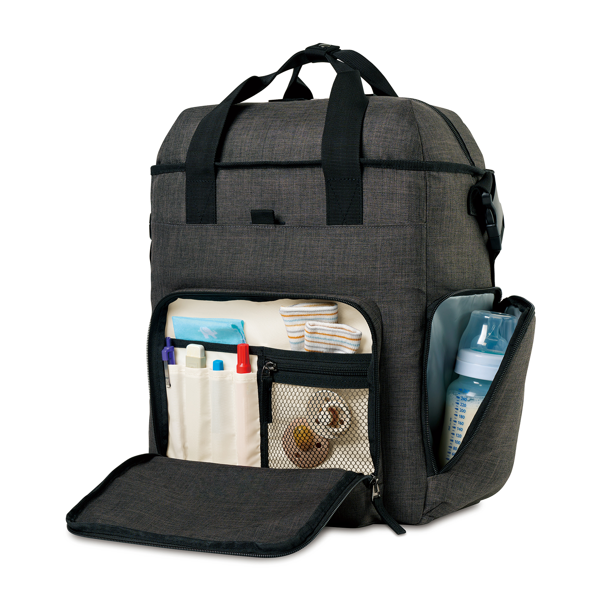 Picture of Reagan Recycled rPETCarryall Tote - Charcoal Heather