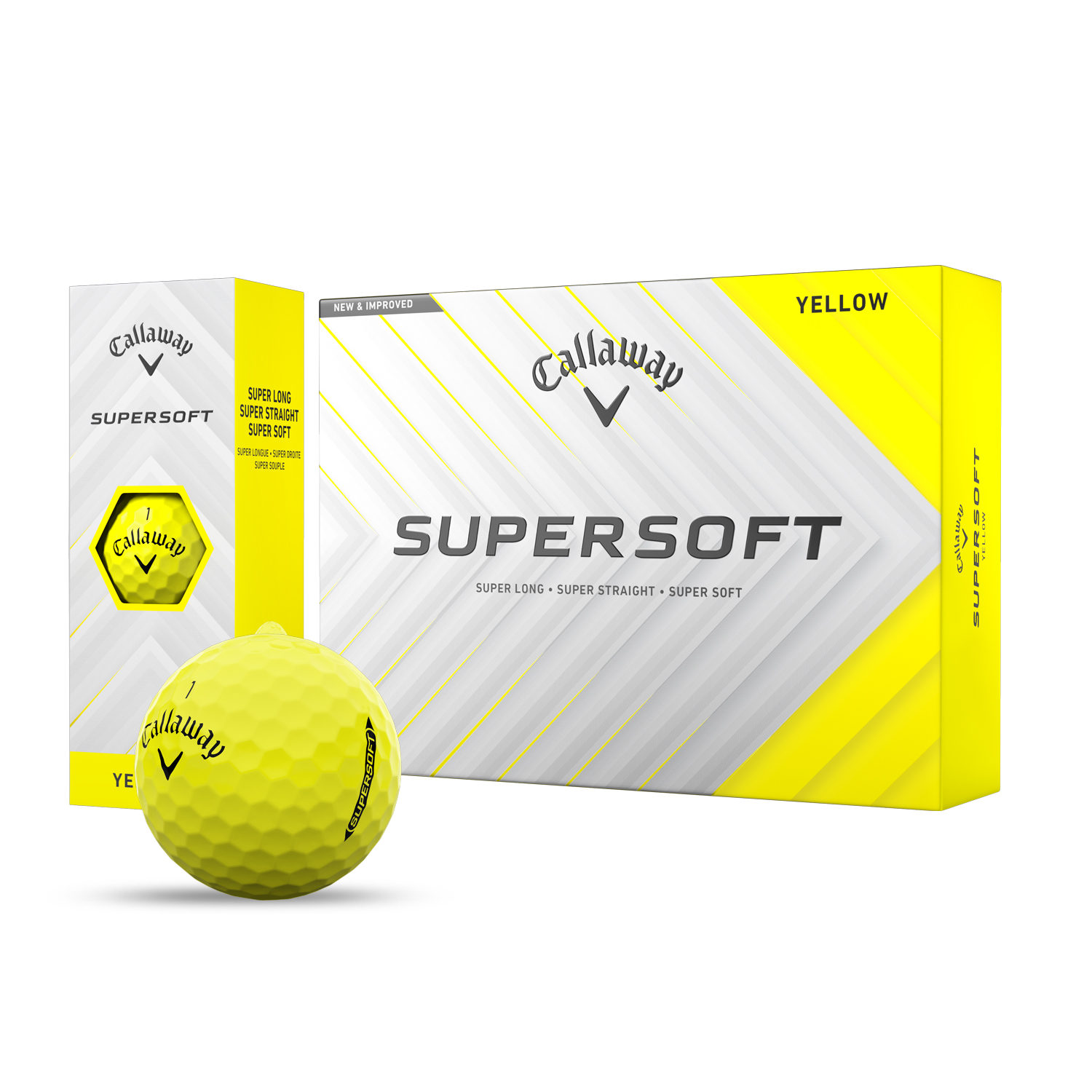 Picture of Callaway Supersoft Yellow Golf Balls
