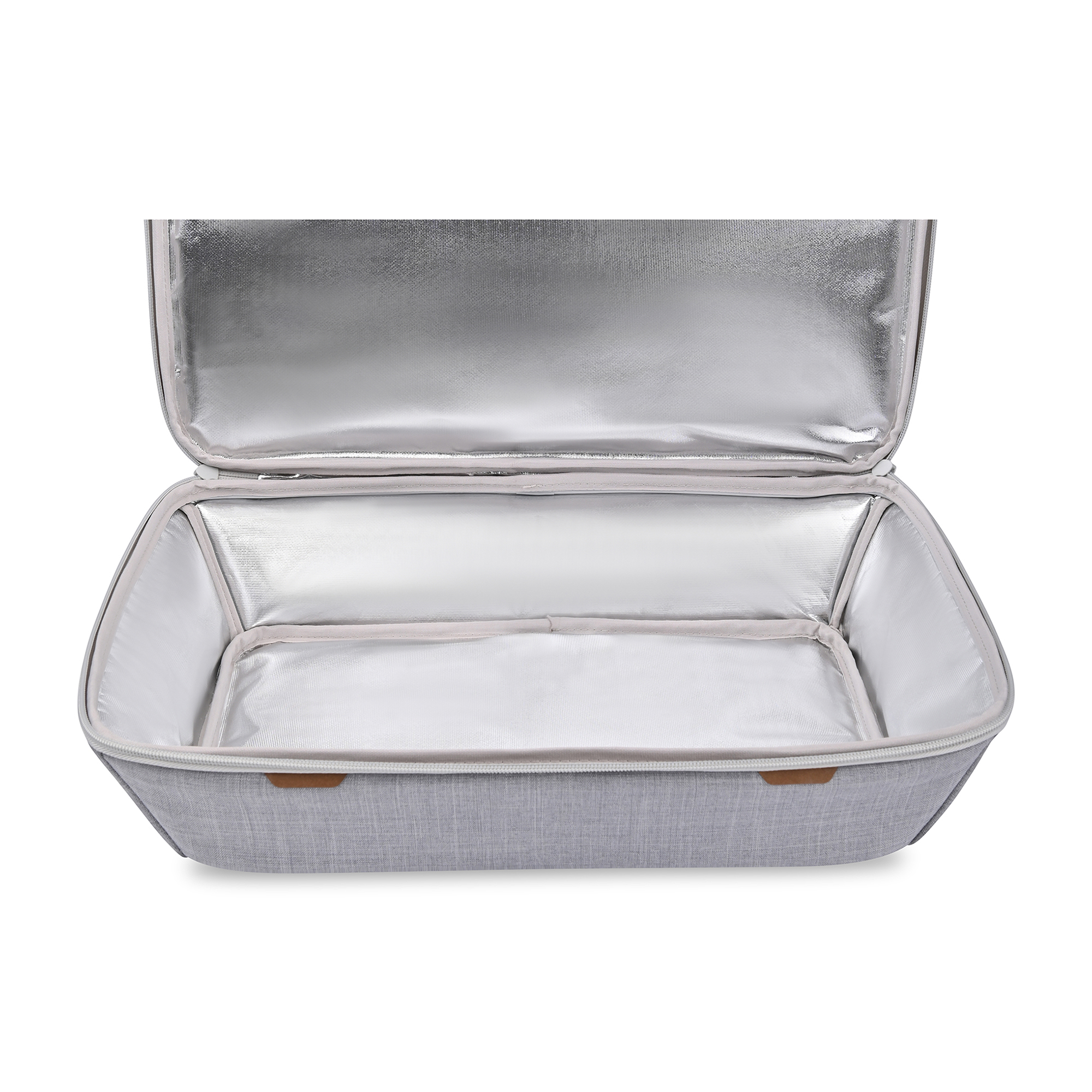 Picture of Parkview Recycled rPET Insulated Dual Food Carrier - Greystone