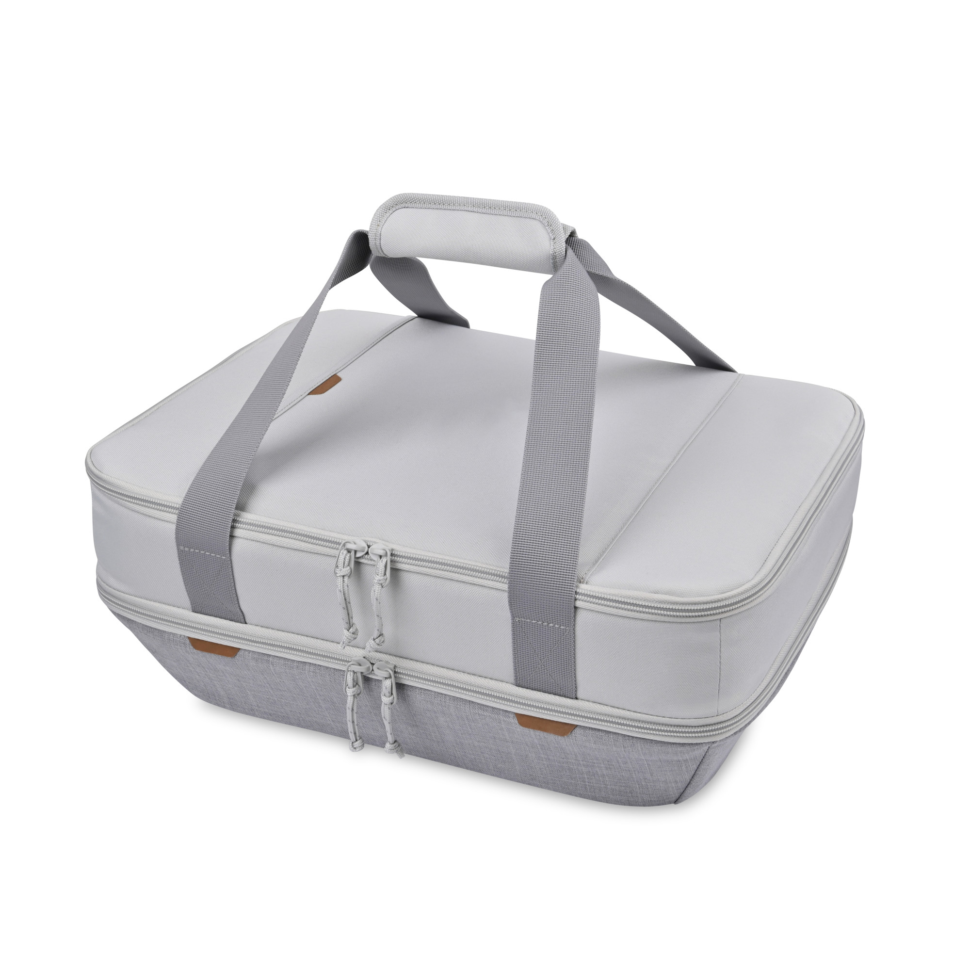 Picture of Parkview Recycled rPET Insulated Dual Food Carrier - Greystone
