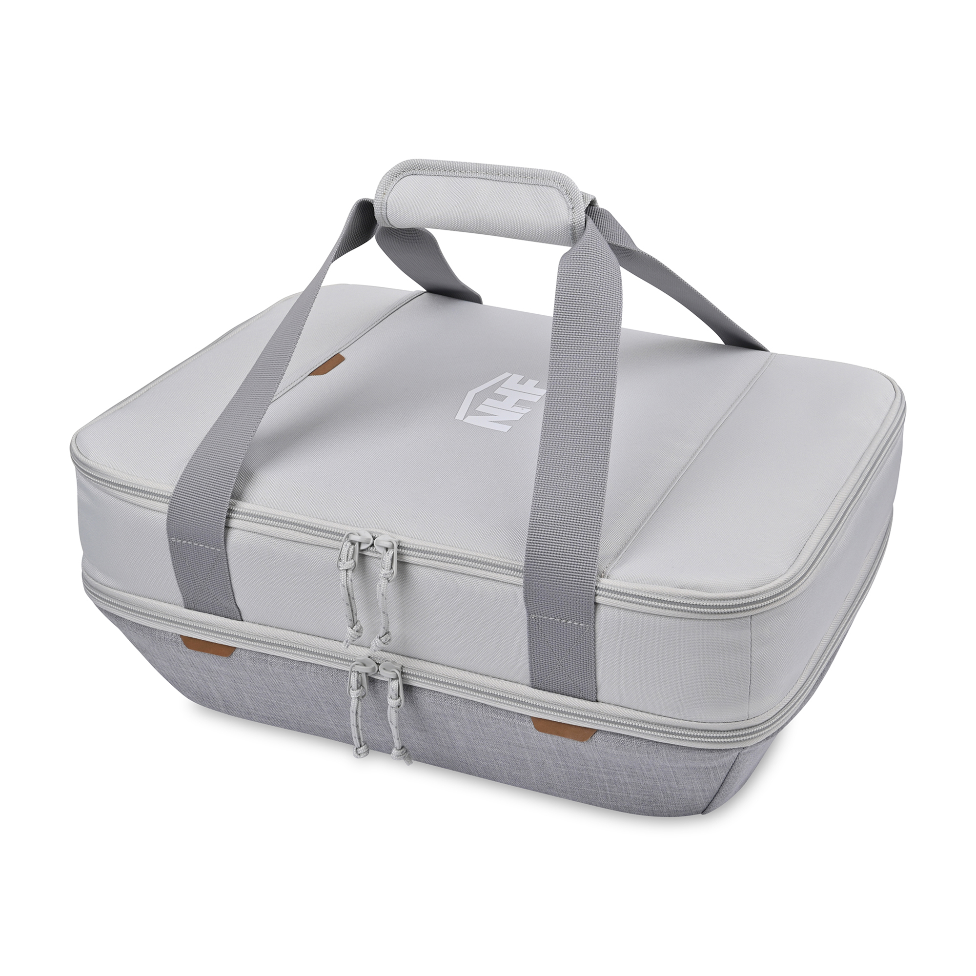 Picture of Parkview Recycled rPET Insulated Dual Food Carrier - Greystone