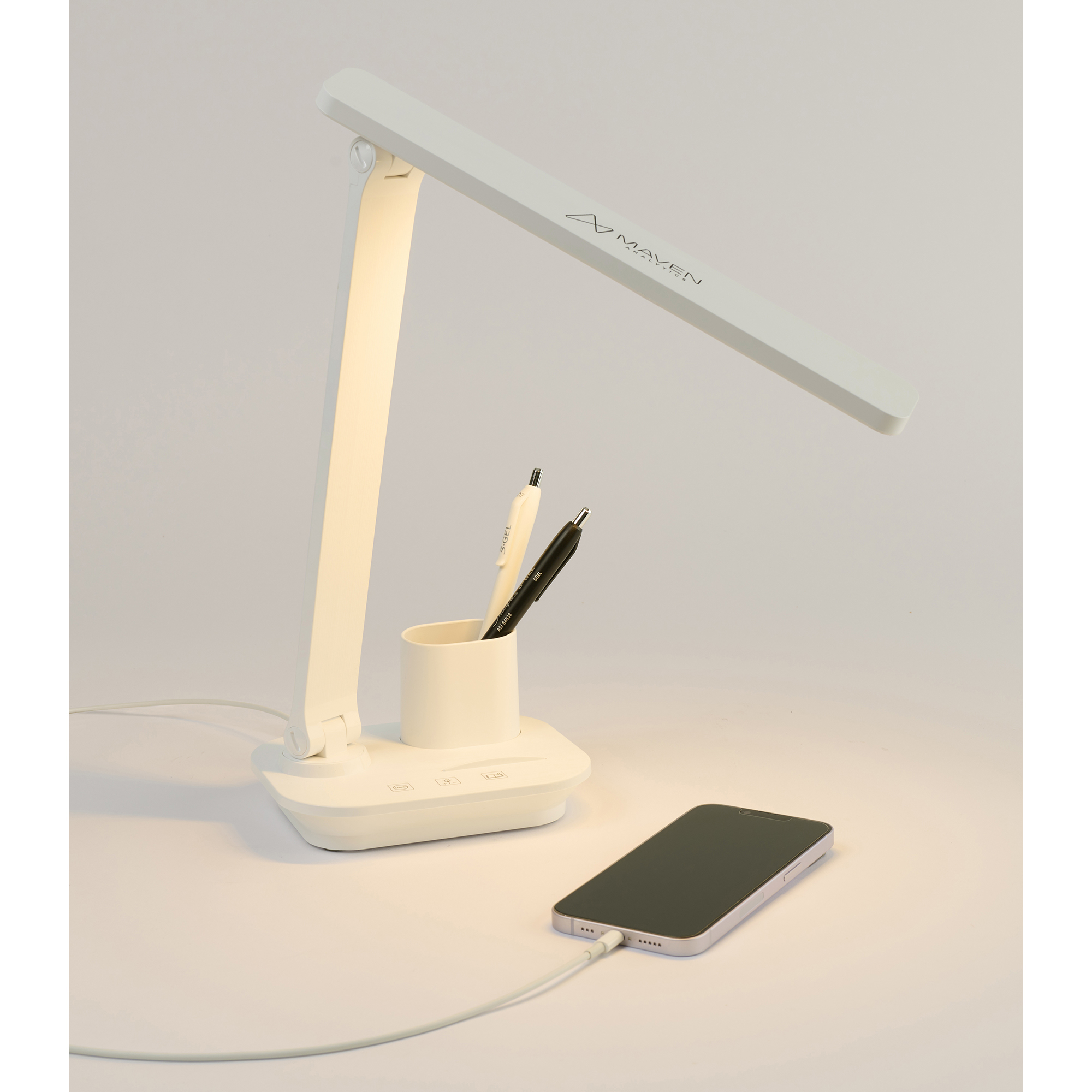 Picture of Modern Office Desk Lamp - White