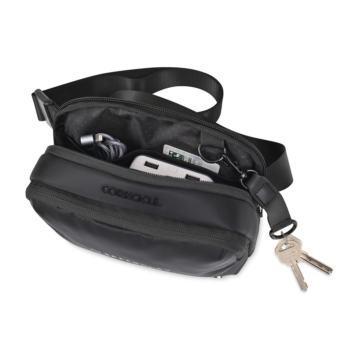 Picture of CORKCICLE Series A Crossbody Belt Bag - Black