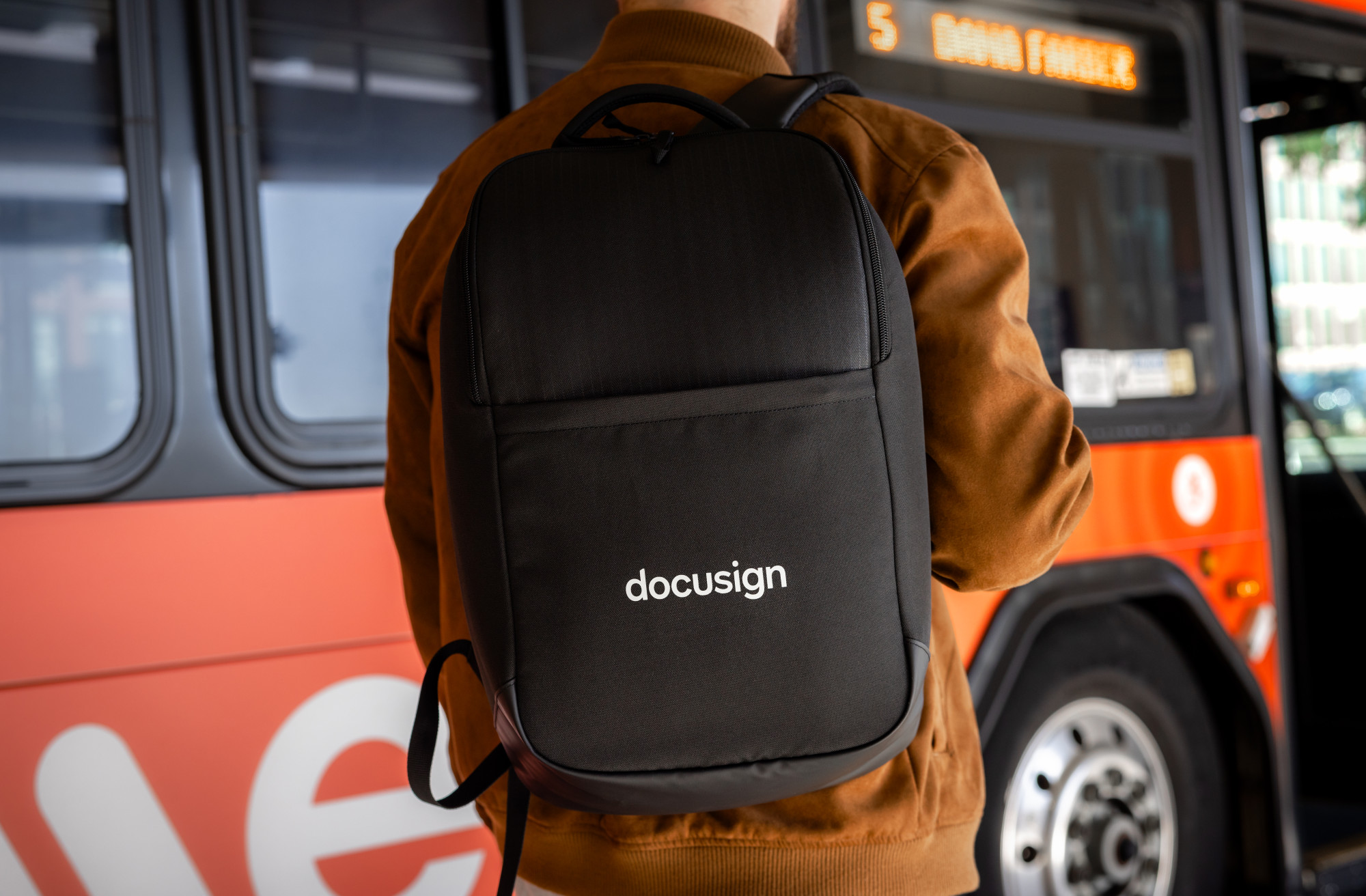 Picture of Transit Recycled rPET Laptop Backpack - Black