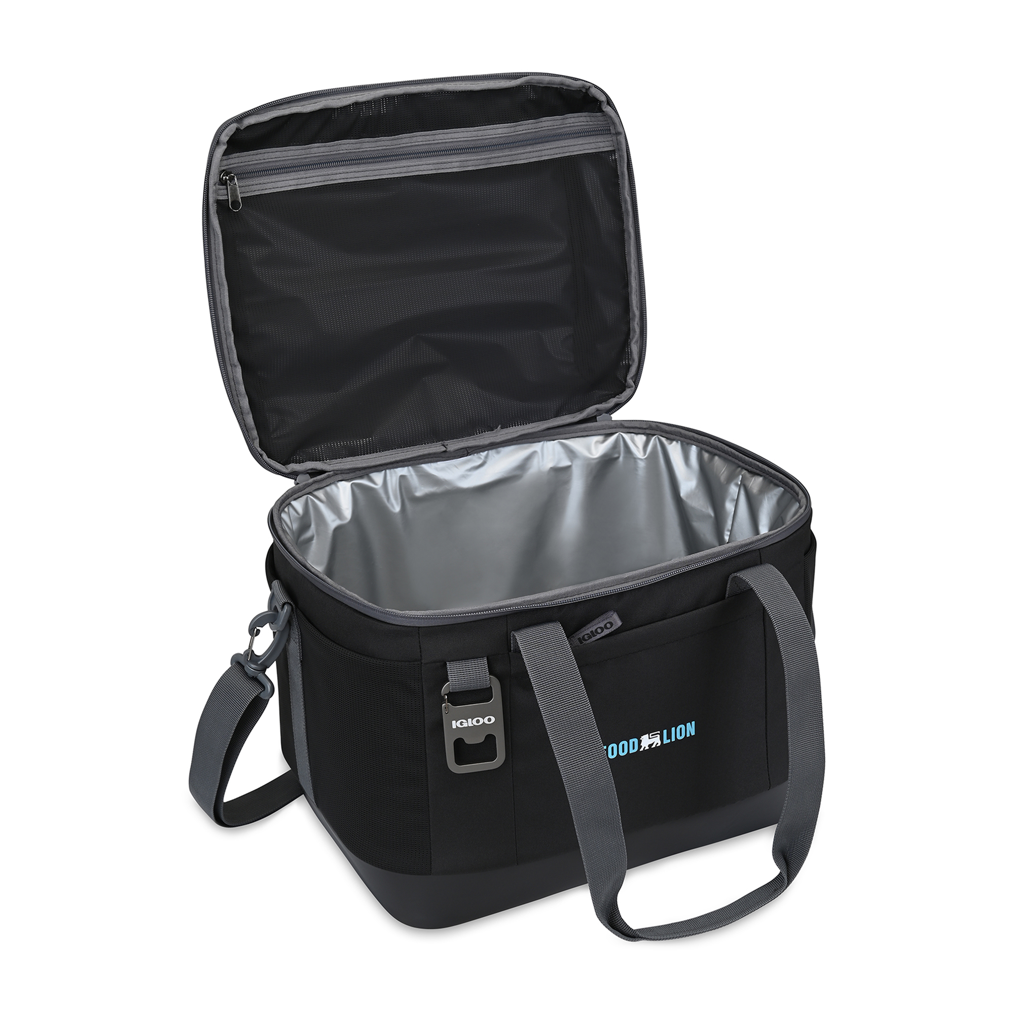 Picture of Igloo Day Chiller Recycled Poly XL Box 38 Can Soft Cooler - Black