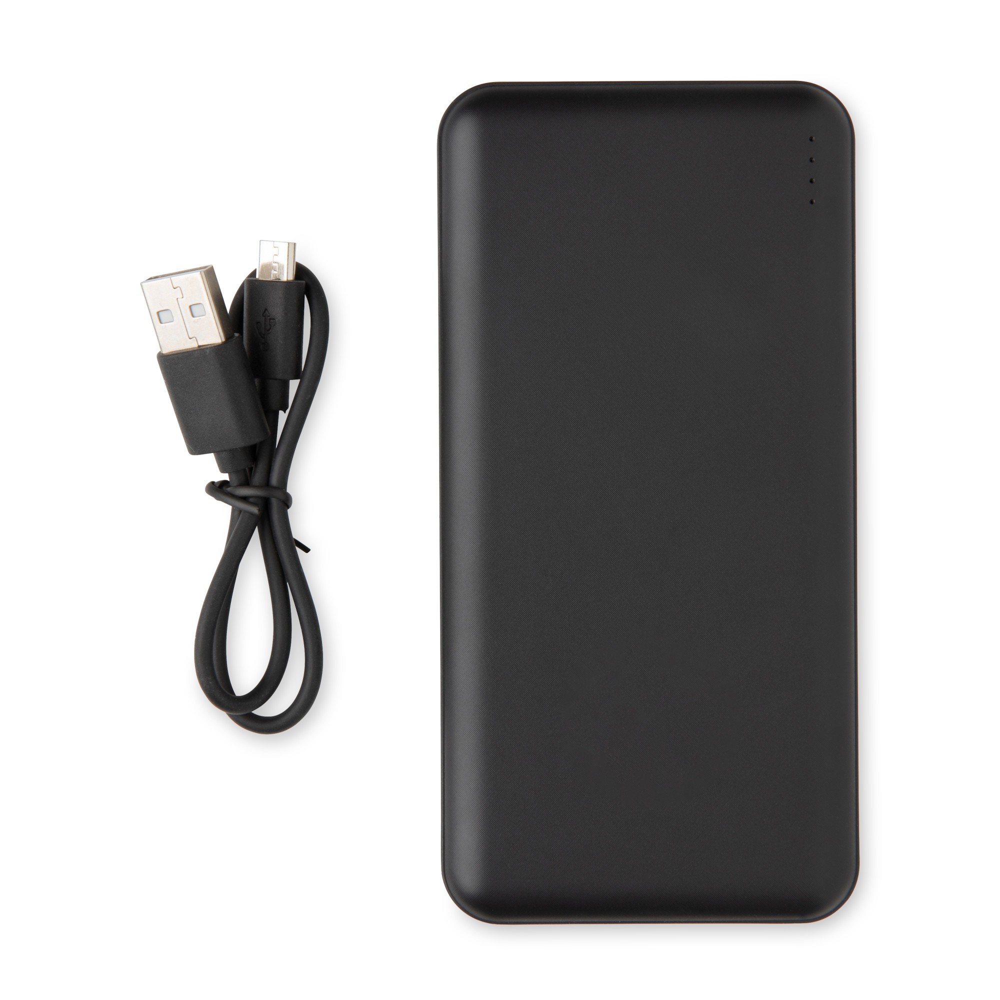 Picture of High Density 10.000 mAh Pocket Powerbank - Black