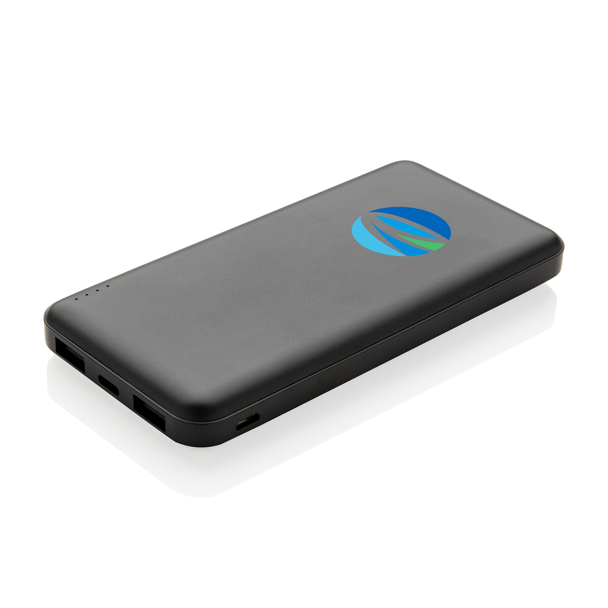 Picture of High Density 10.000 mAh Pocket Powerbank - Black