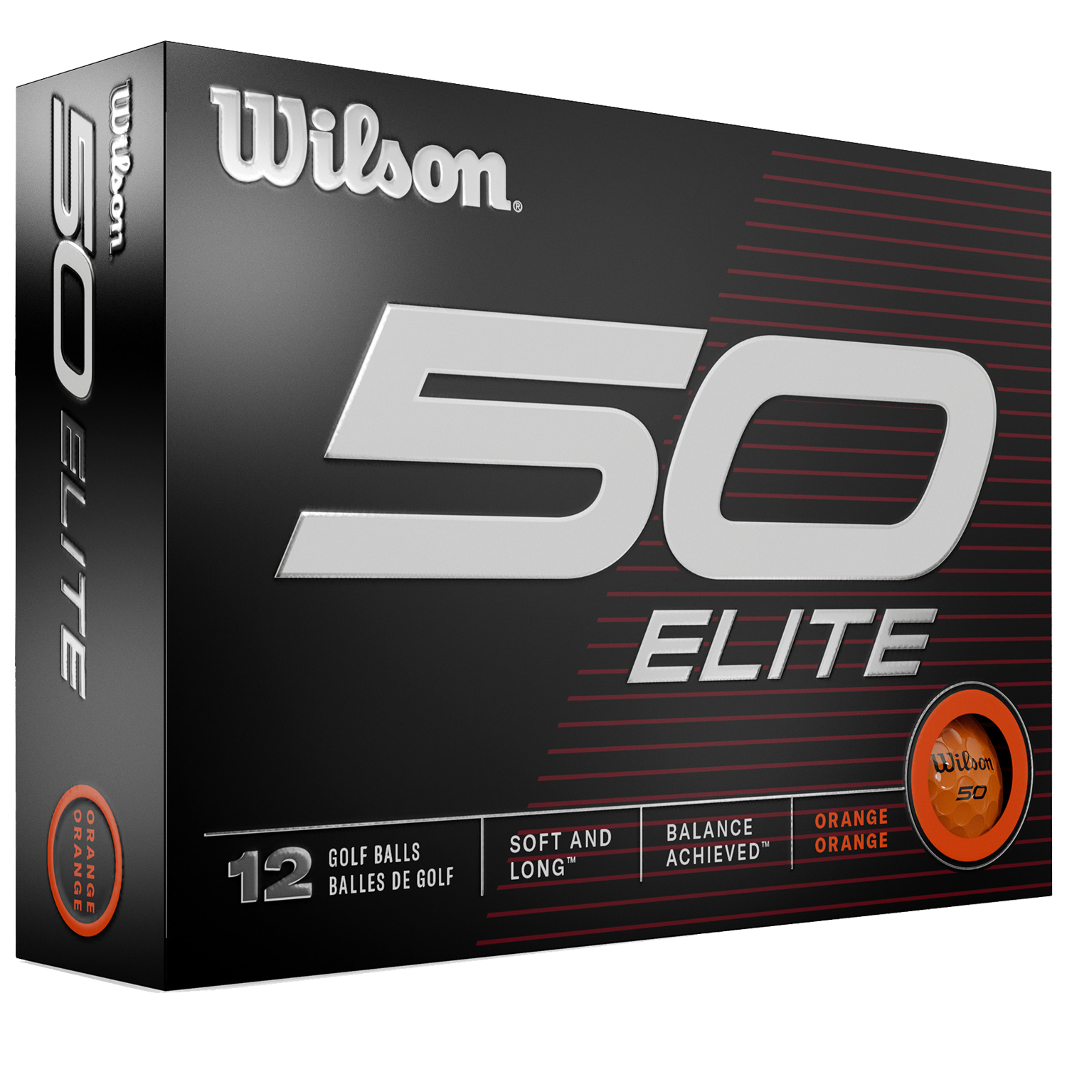 Picture of Wilson Staff 50 Elite Orange Golf Balls