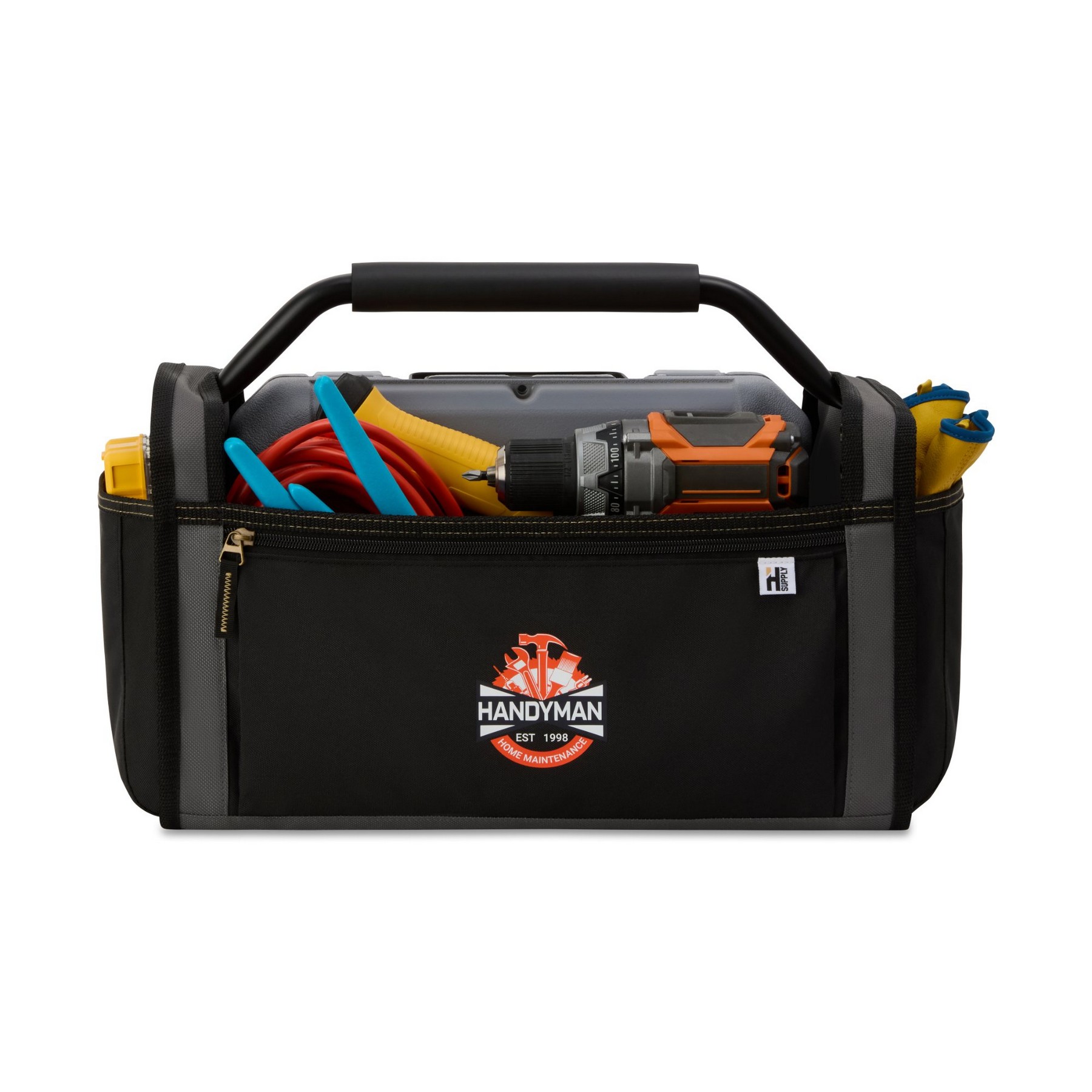 Picture of Heritage Supply Pro Recycled rPET Open Top Tool Bag - Dark Grey