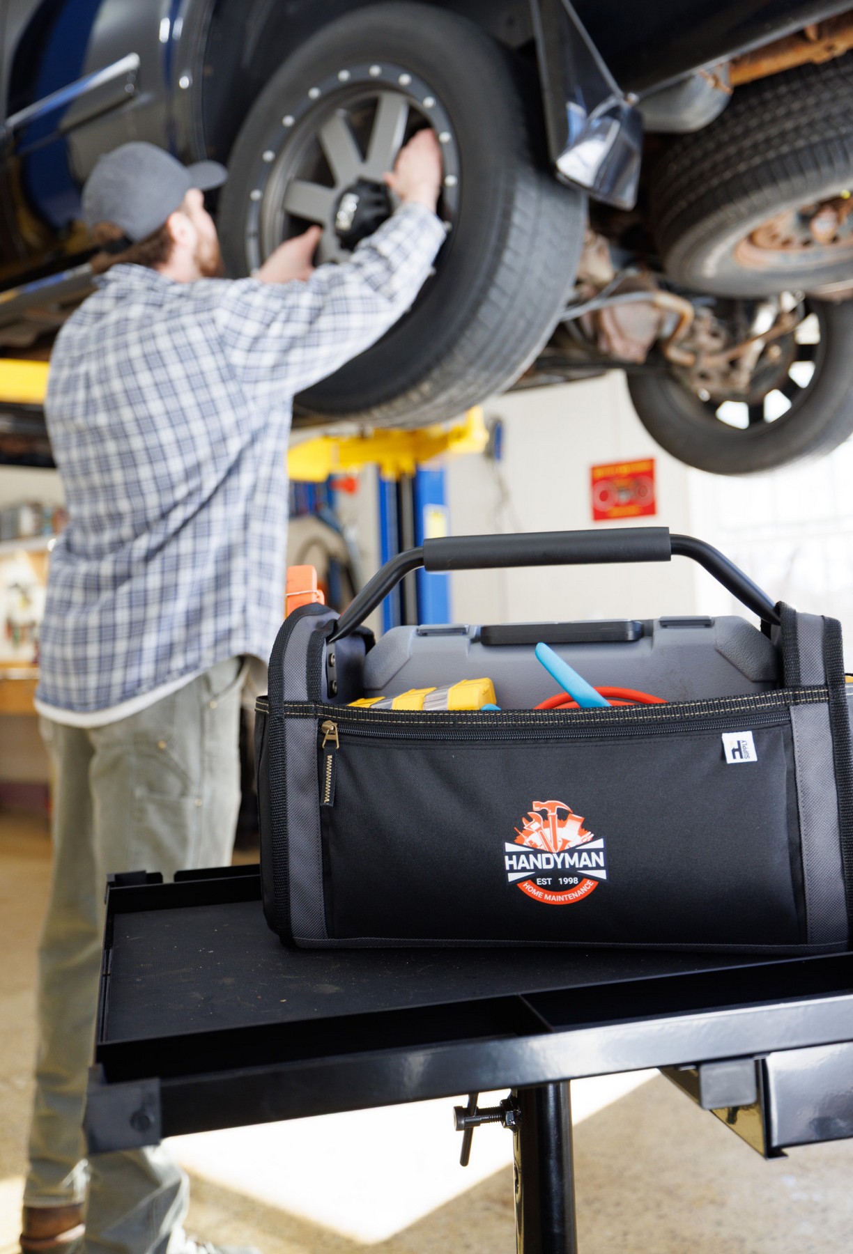 Picture of Heritage Supply Pro Recycled rPET Open Top Tool Bag - Dark Grey