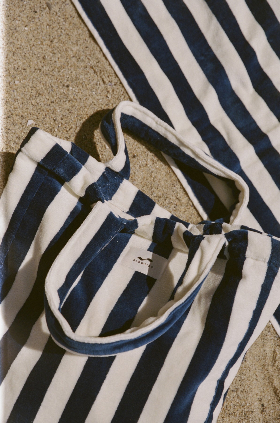 Picture of Slowtide Cabana Terry Tote - Blue