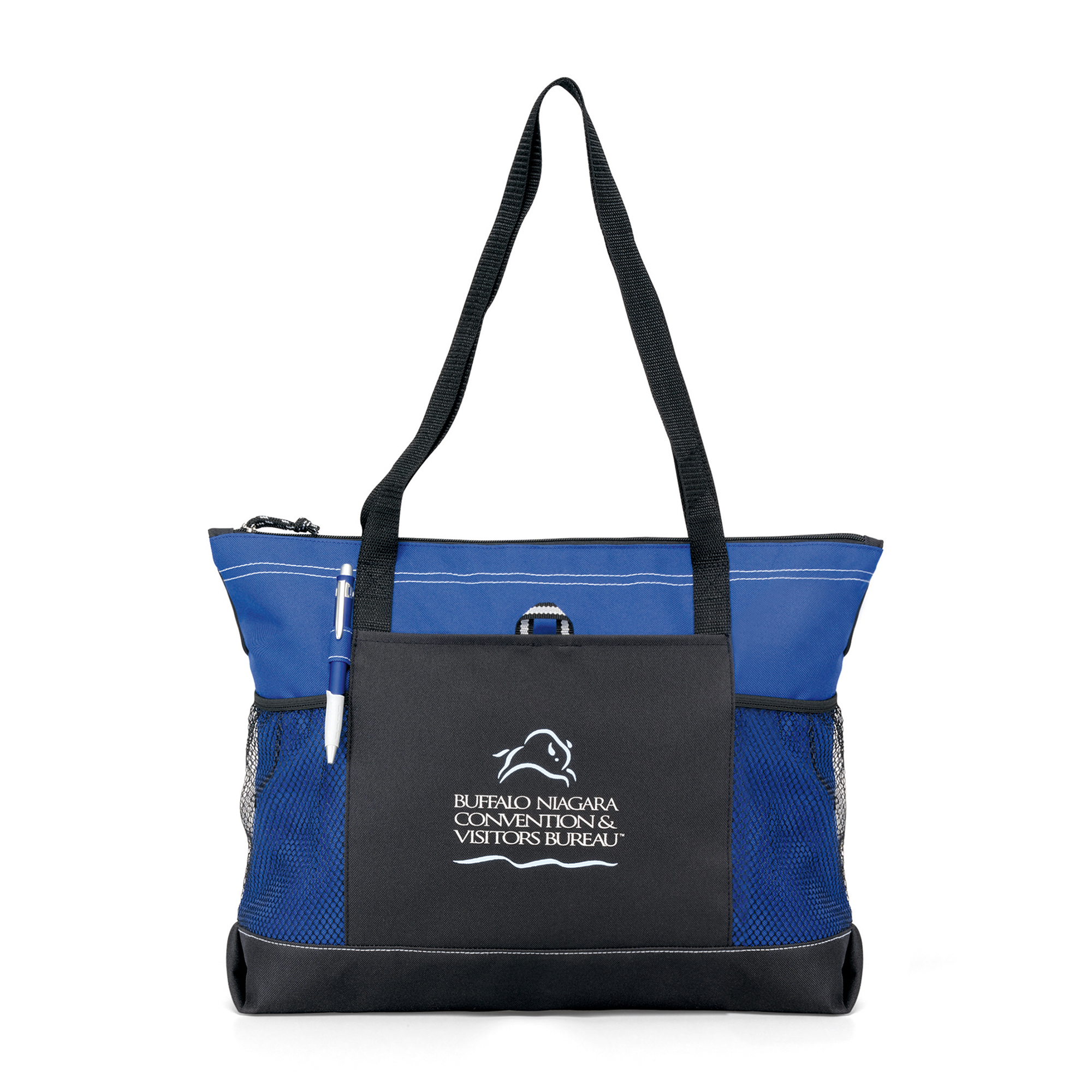 Picture of Select Zippered Tote - Royal Blue