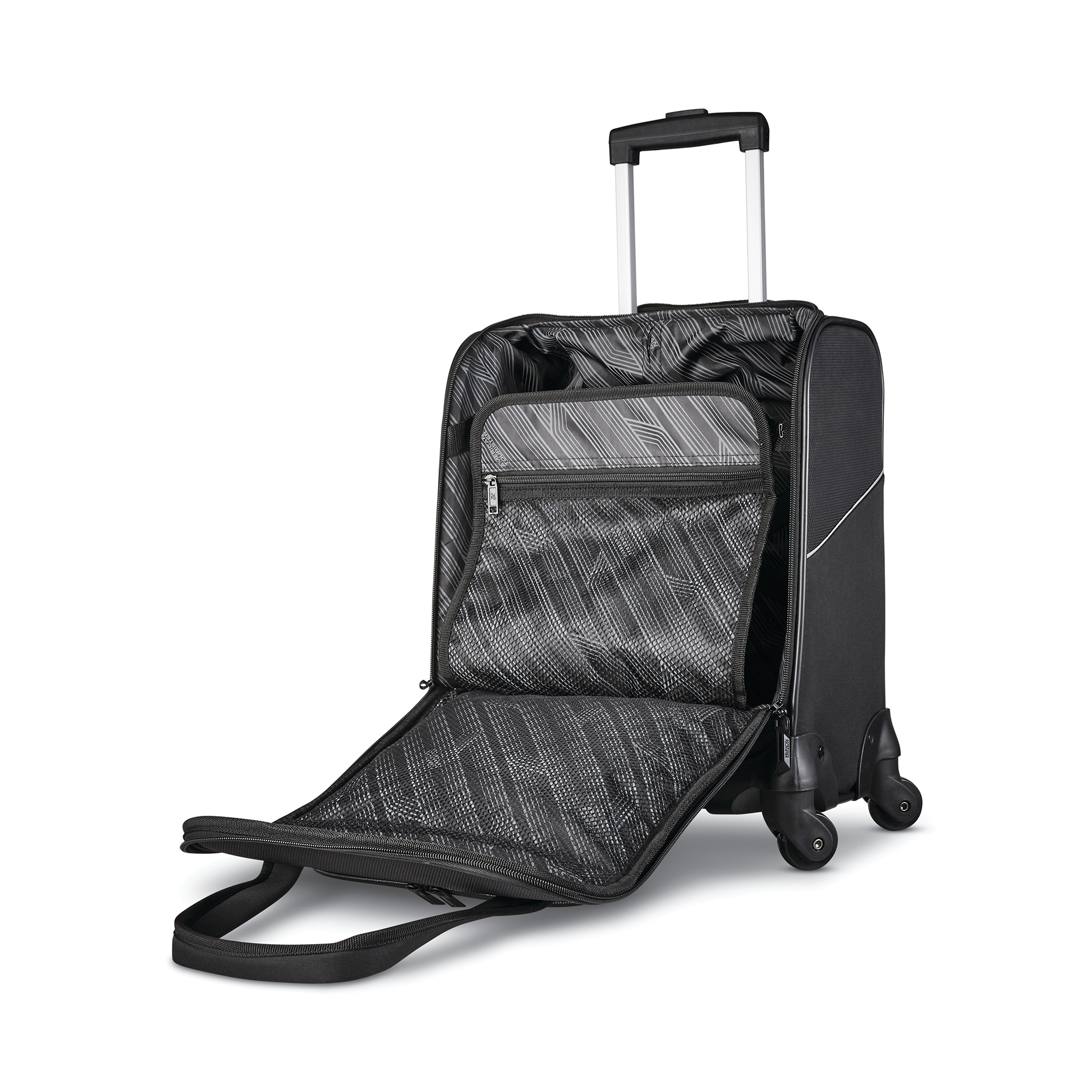 Picture of American Tourister Zoom Turbo Spinner Underseat Carry-On - Black