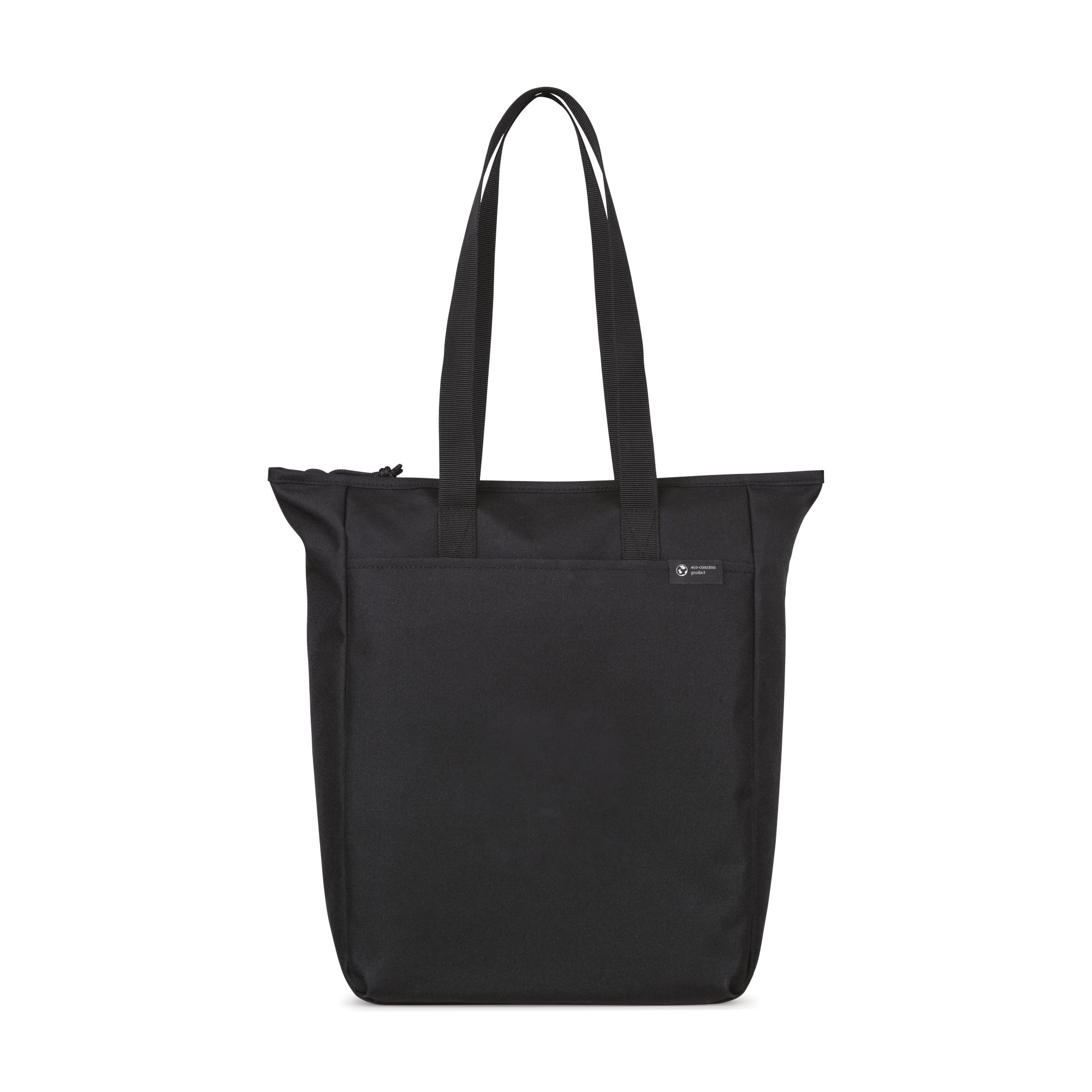 Picture of Renew Recycled rPET Zippered Tote - AWARE - Black