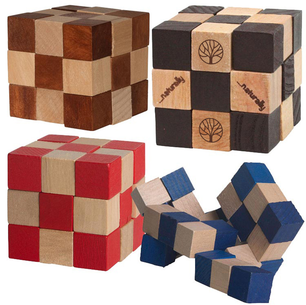 Picture of Elastic Cube Puzzle in Wood