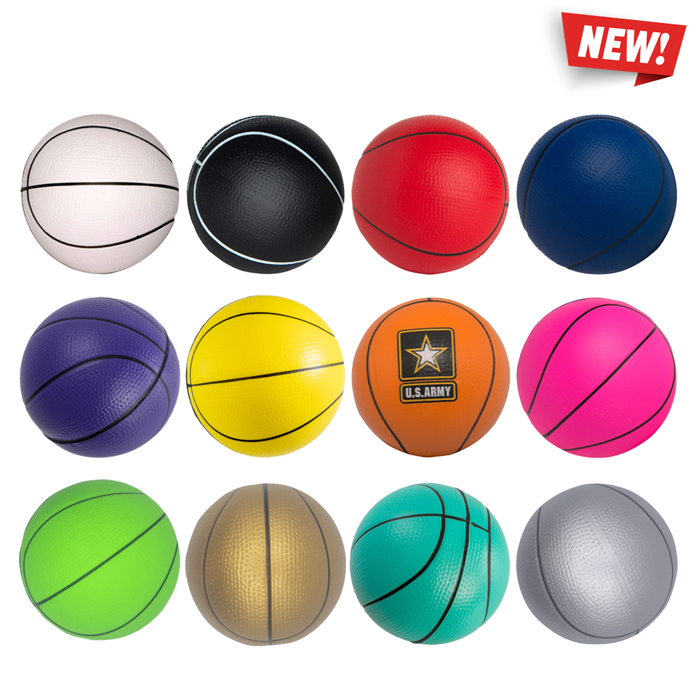 Picture of 2.5" Basketball Squeezies® Stress Reliever