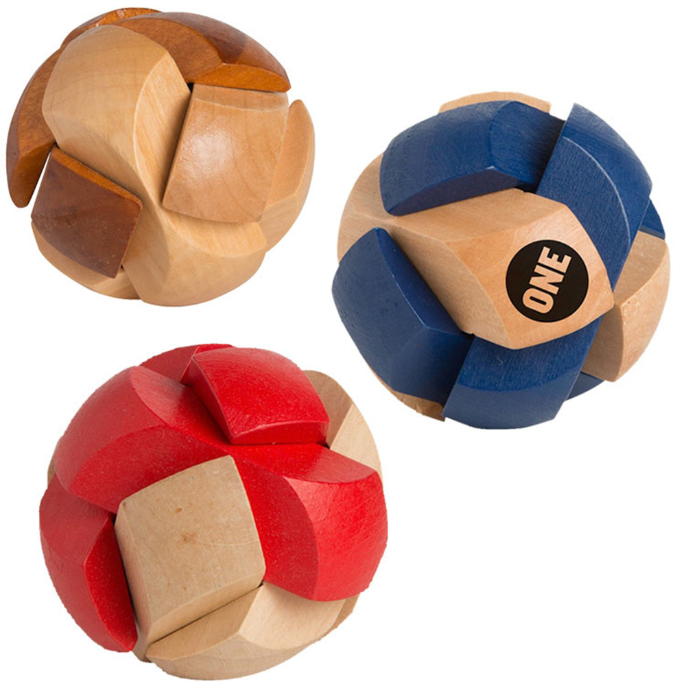 Picture of Soccer Ball Wooden Puzzle