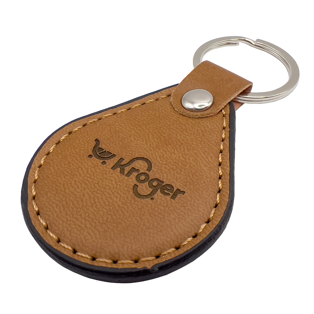 Picture of Leather Teardrop Keyring