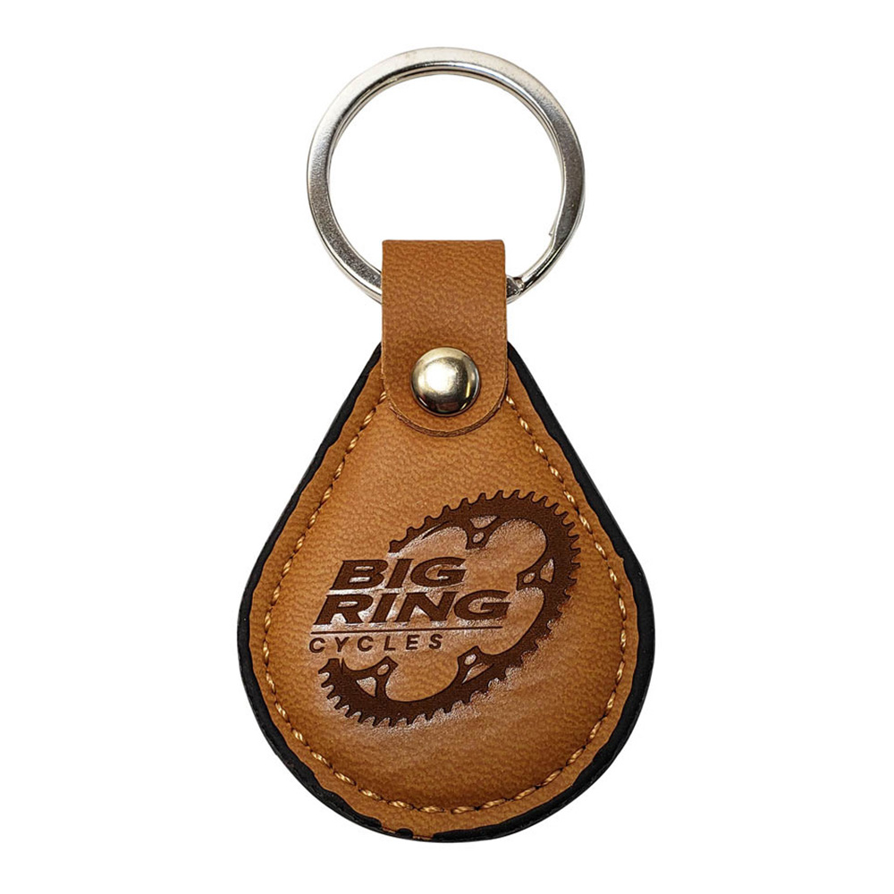 Picture of Leather Teardrop Keyring