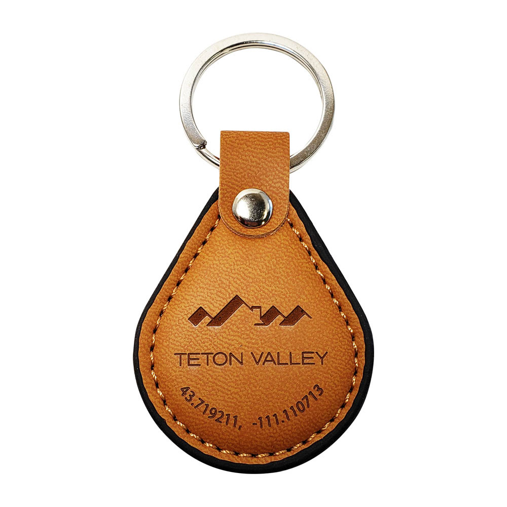 Picture of Leather Teardrop Keyring