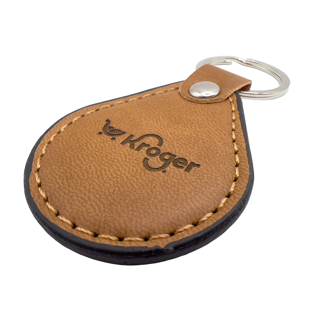 Picture of Leather Teardrop Keyring