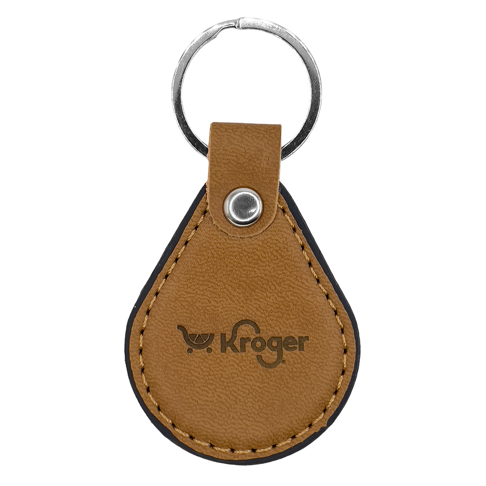 Picture of Leather Teardrop Keyring