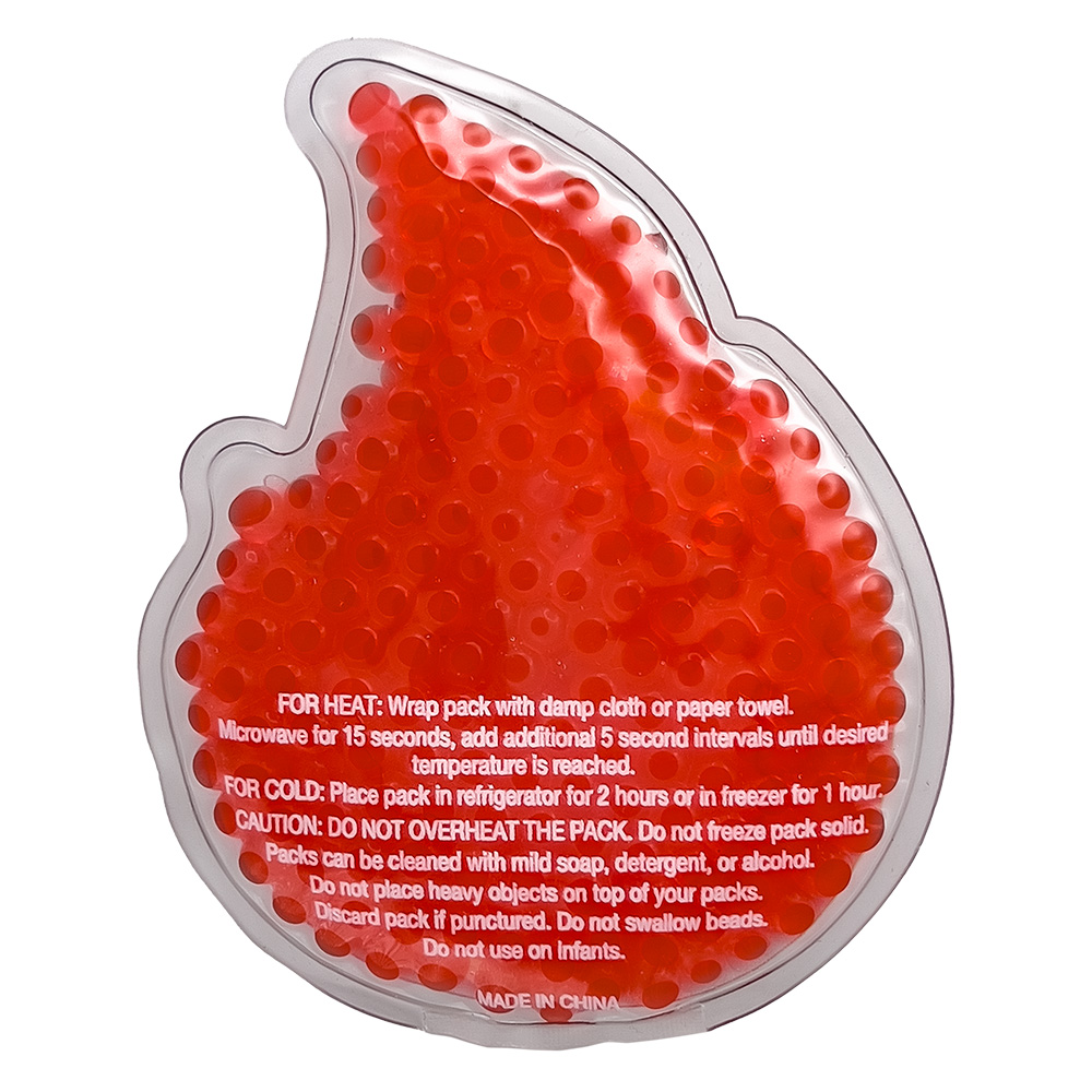 Picture of Flame Emoji Gel Beads Hot/Cold Pack