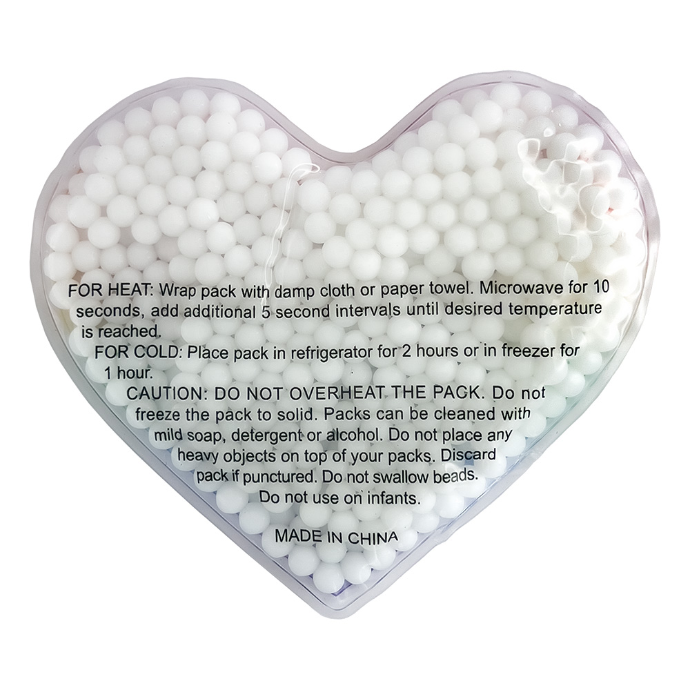 Picture of Rainbow Heart Gel Beads Hot/Cold Pack