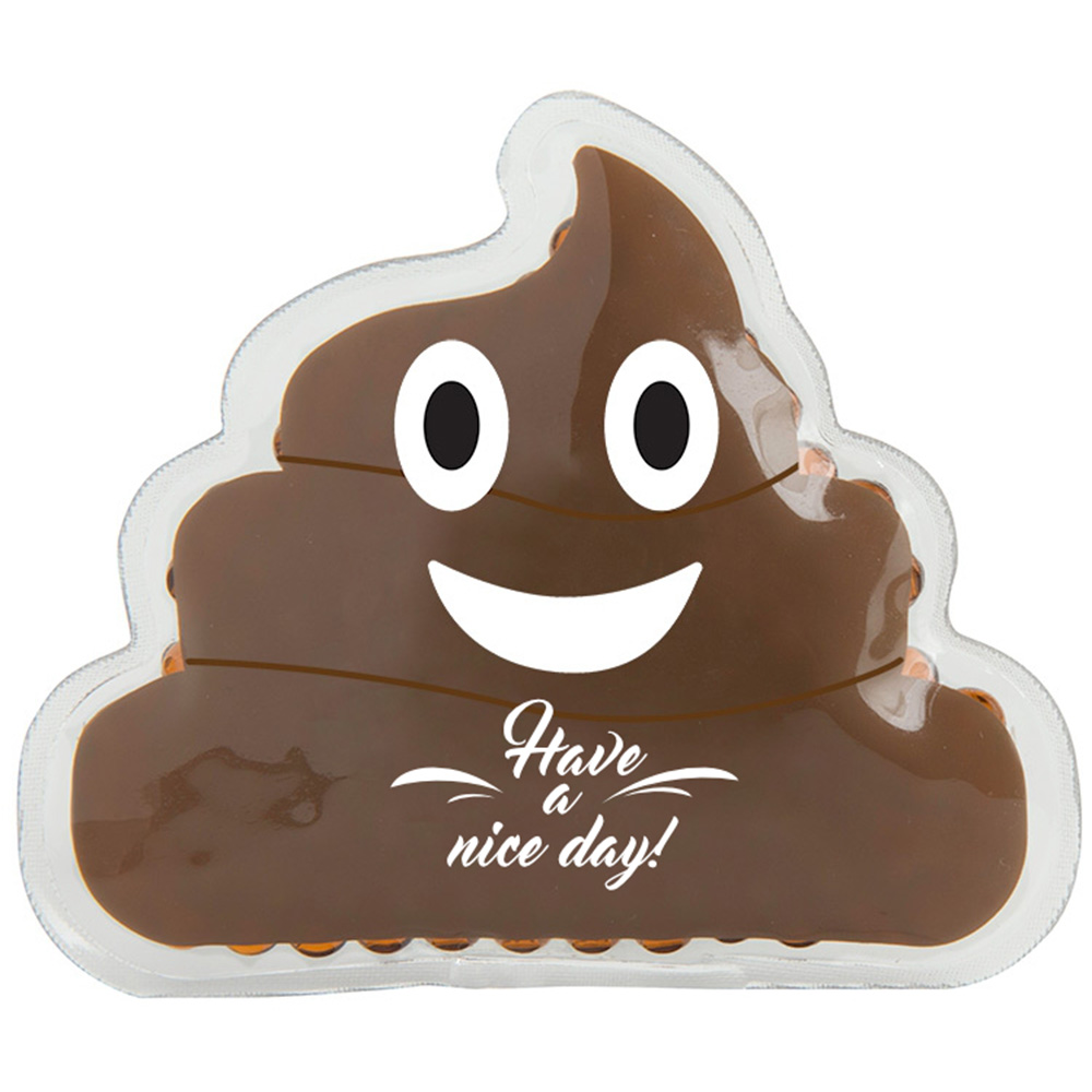 Picture of Poo Emoji Gel Beads Hot/Cold Pack