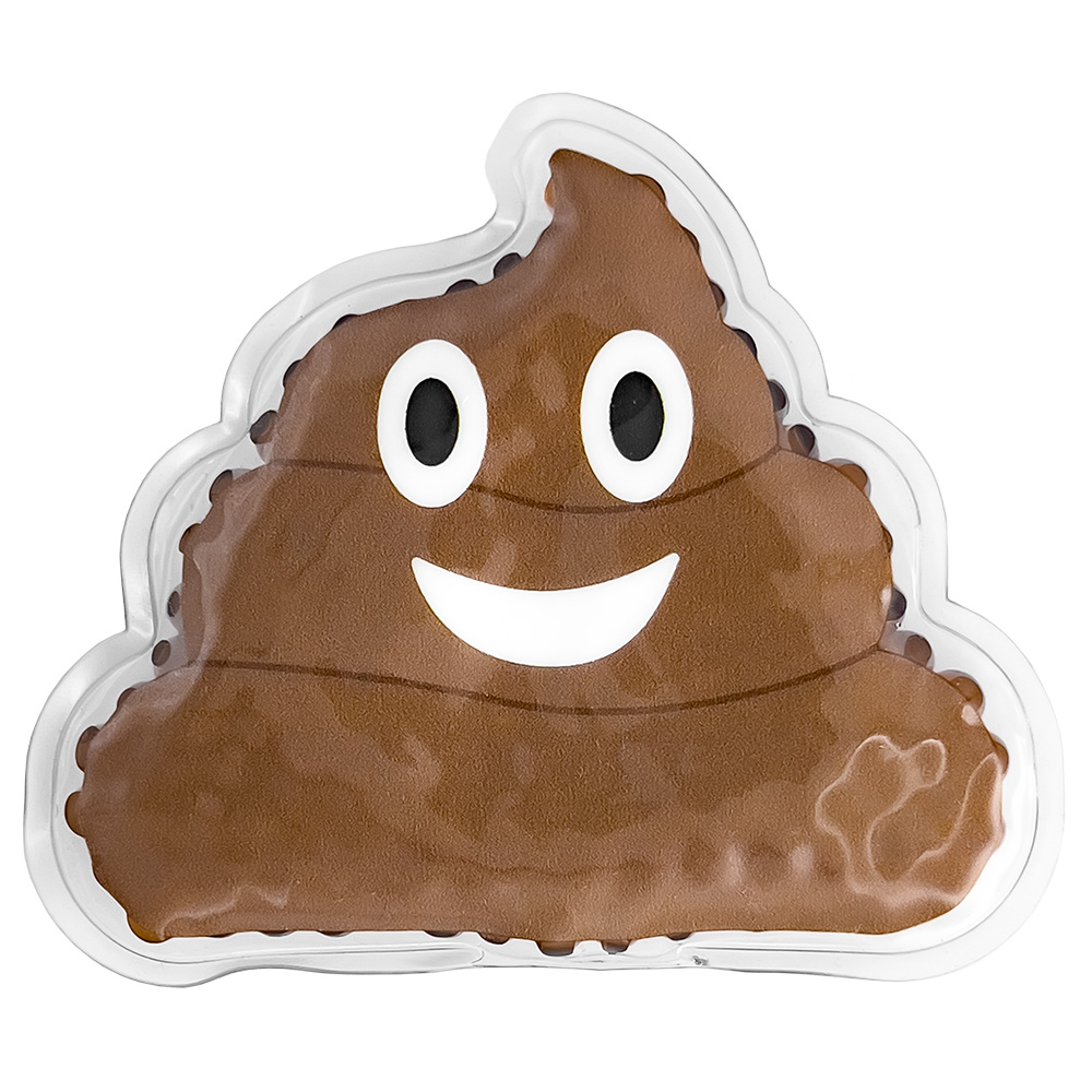 Picture of Poo Emoji Gel Beads Hot/Cold Pack