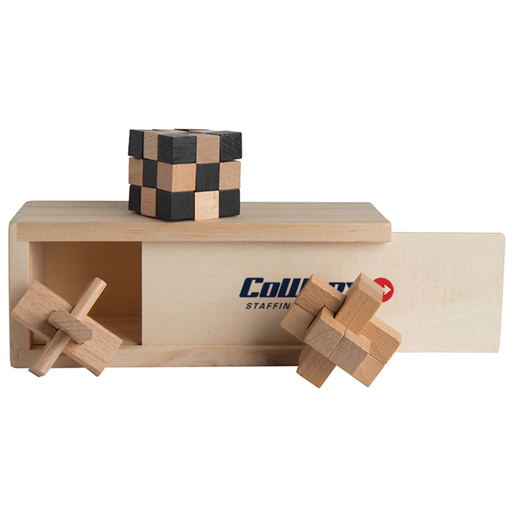 Picture of 3" 1 Wooden Puzzle Box Set