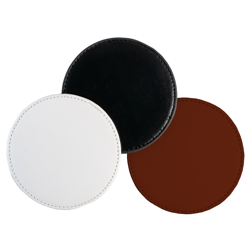 Picture of Faux Leather Coaster Round