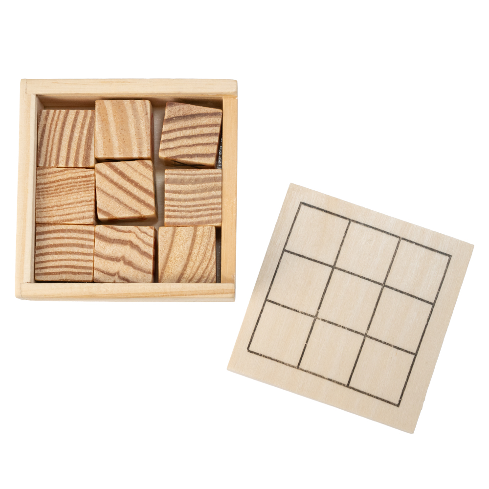 Picture of Wooden Tic-Tac-Toe
