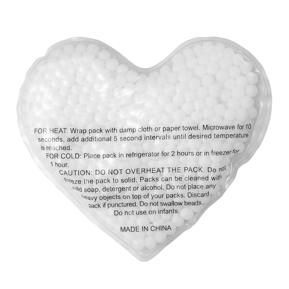 Picture of Heart Gel Beads Hot/Cold Pack