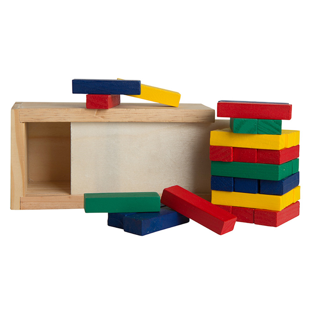 Picture of Multi-Colored Wooden Tower Puzzle