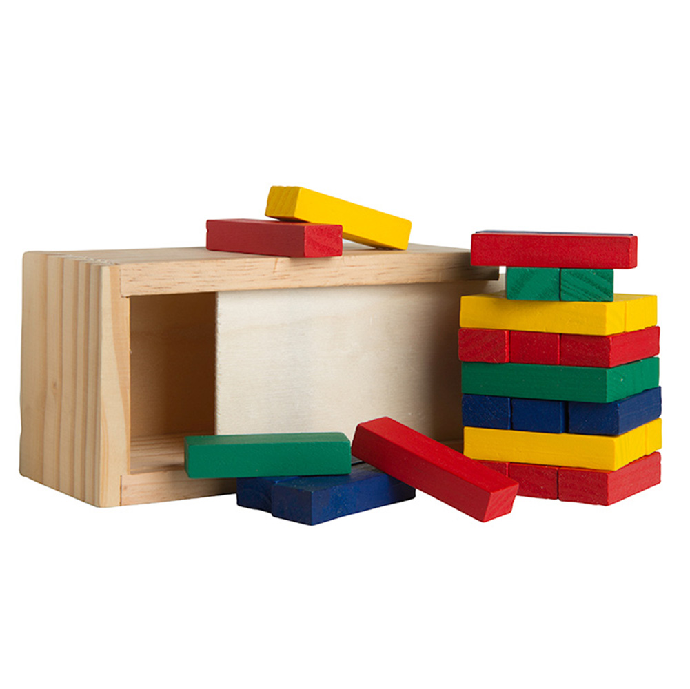 Picture of Multi-Colored Wooden Tower Puzzle