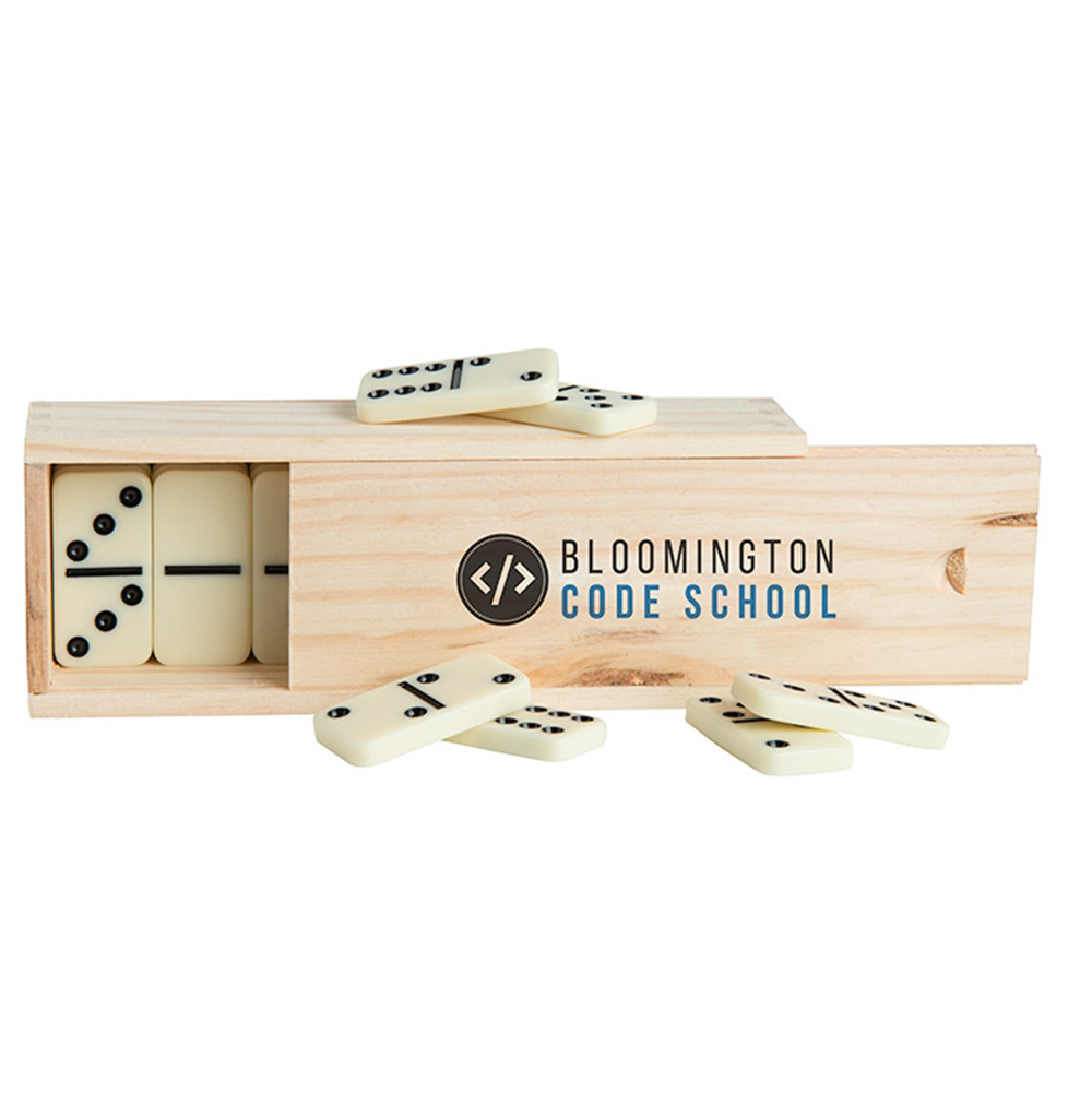 Picture of Large Dominos in Wooden Box