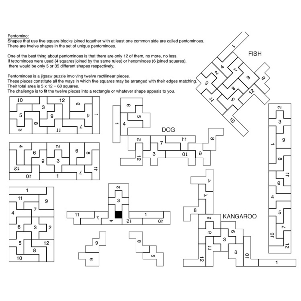 Picture of Shapes Challenge Wooden Puzzle