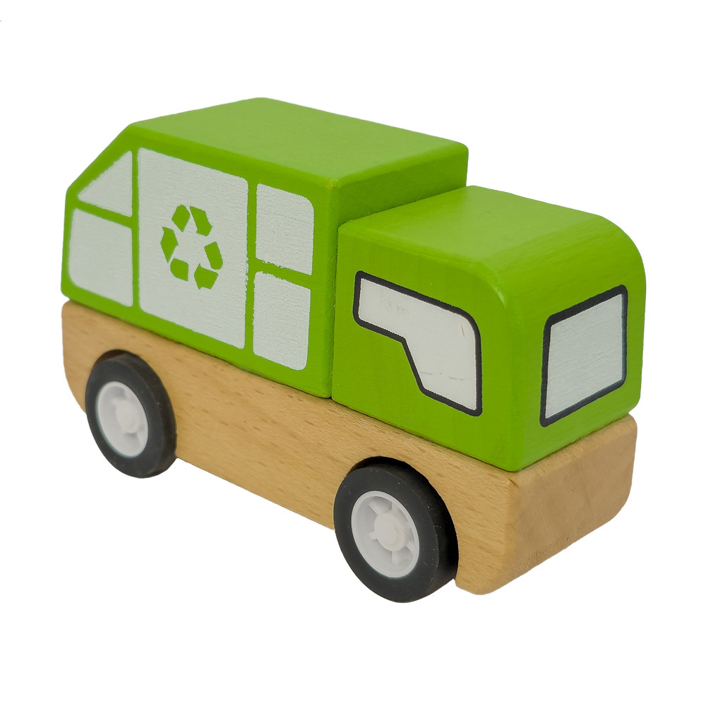 Picture of Wooden Recycling Truck